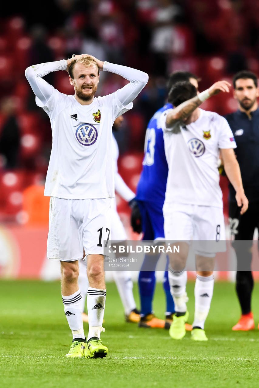 Östersunds Curtis Edwards deppar
