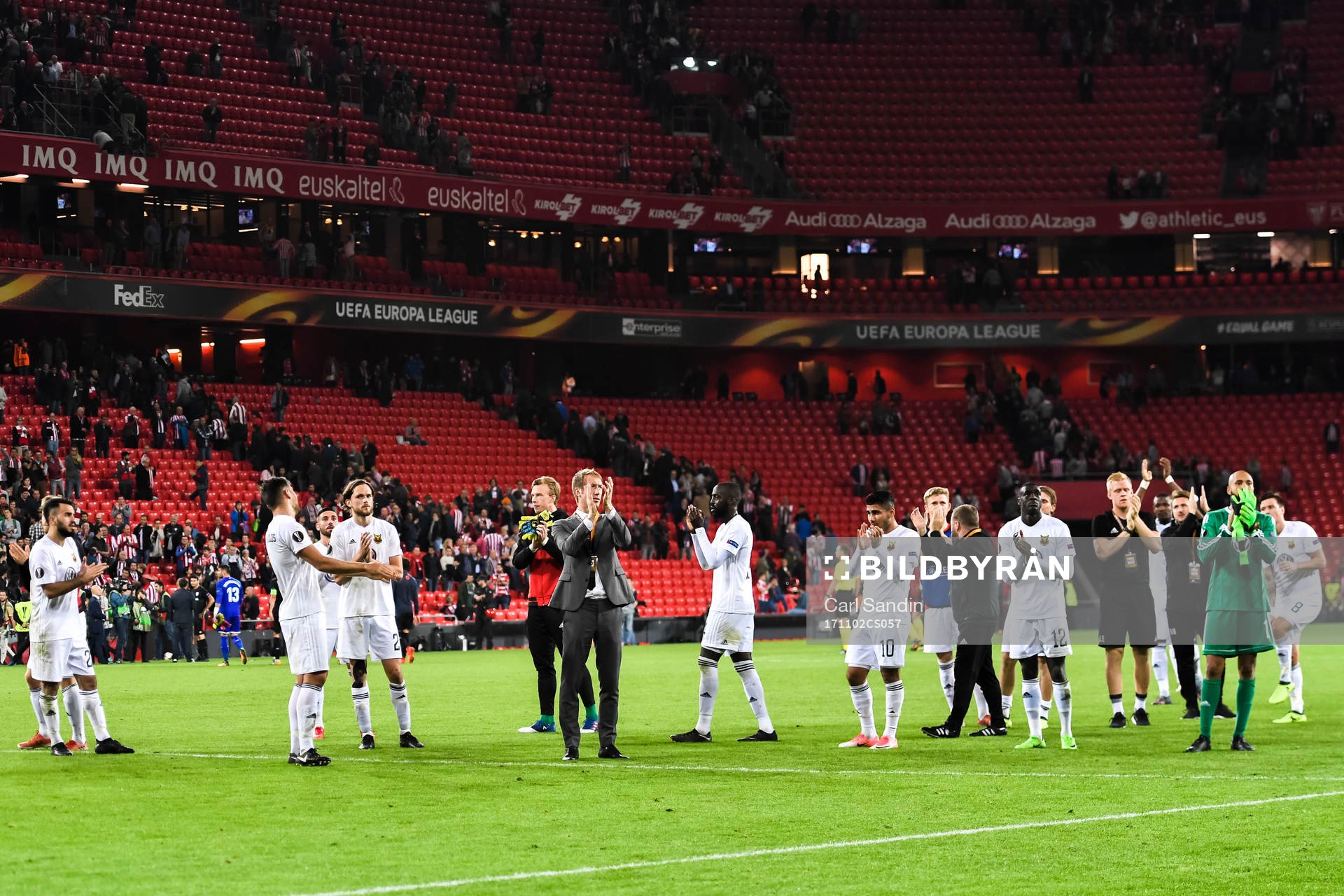 Östersunds spelare tackar publiken