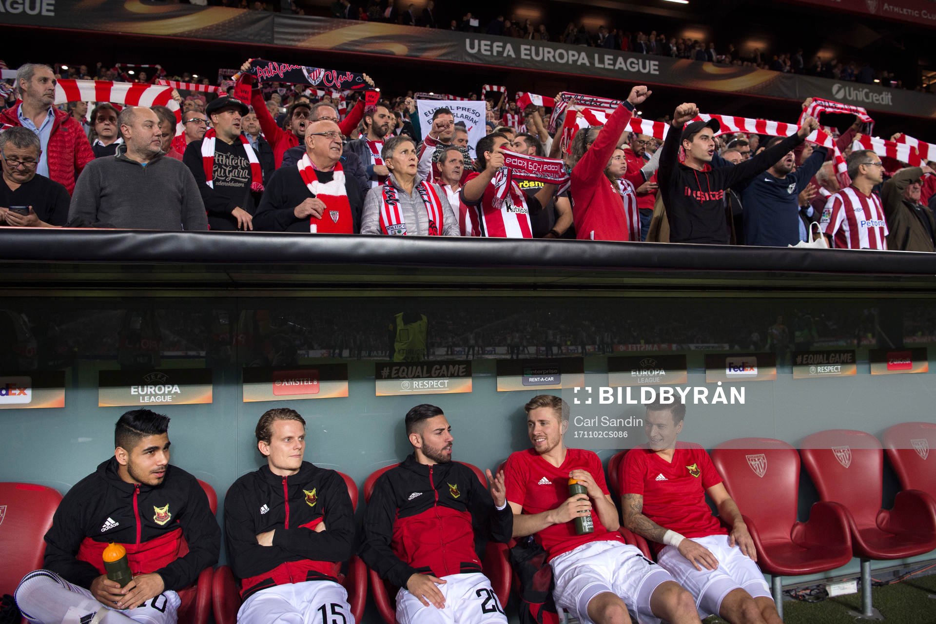 Östersunds Hosam Aiesh, Tim Björkström, Gabriel Somi,