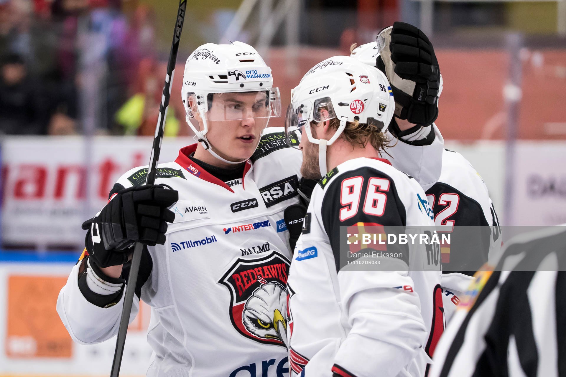 Malmö Redhawks Kim Rosdahl jublar