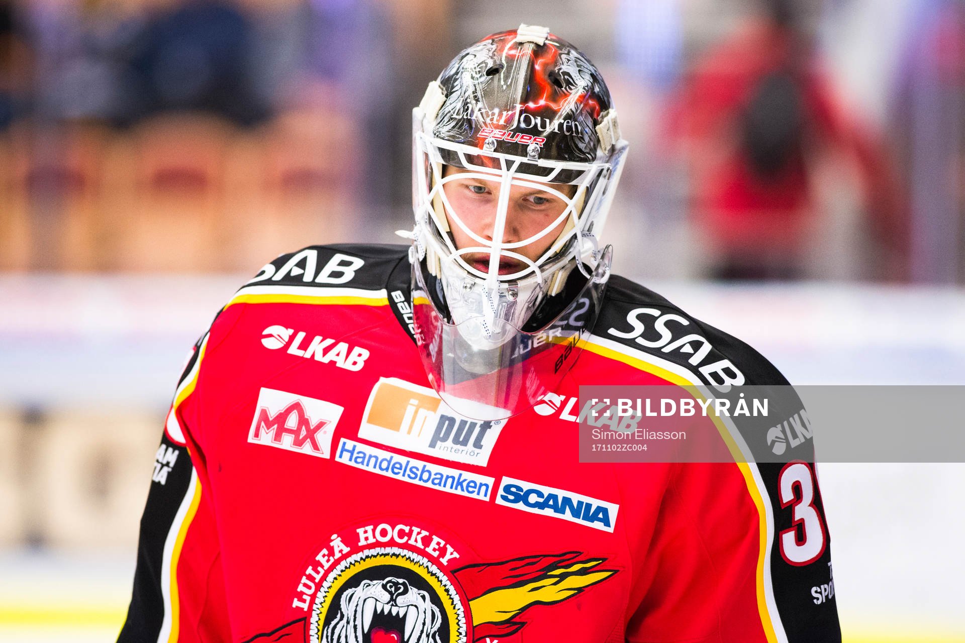 Luleås målvakt Filip Gustavsson