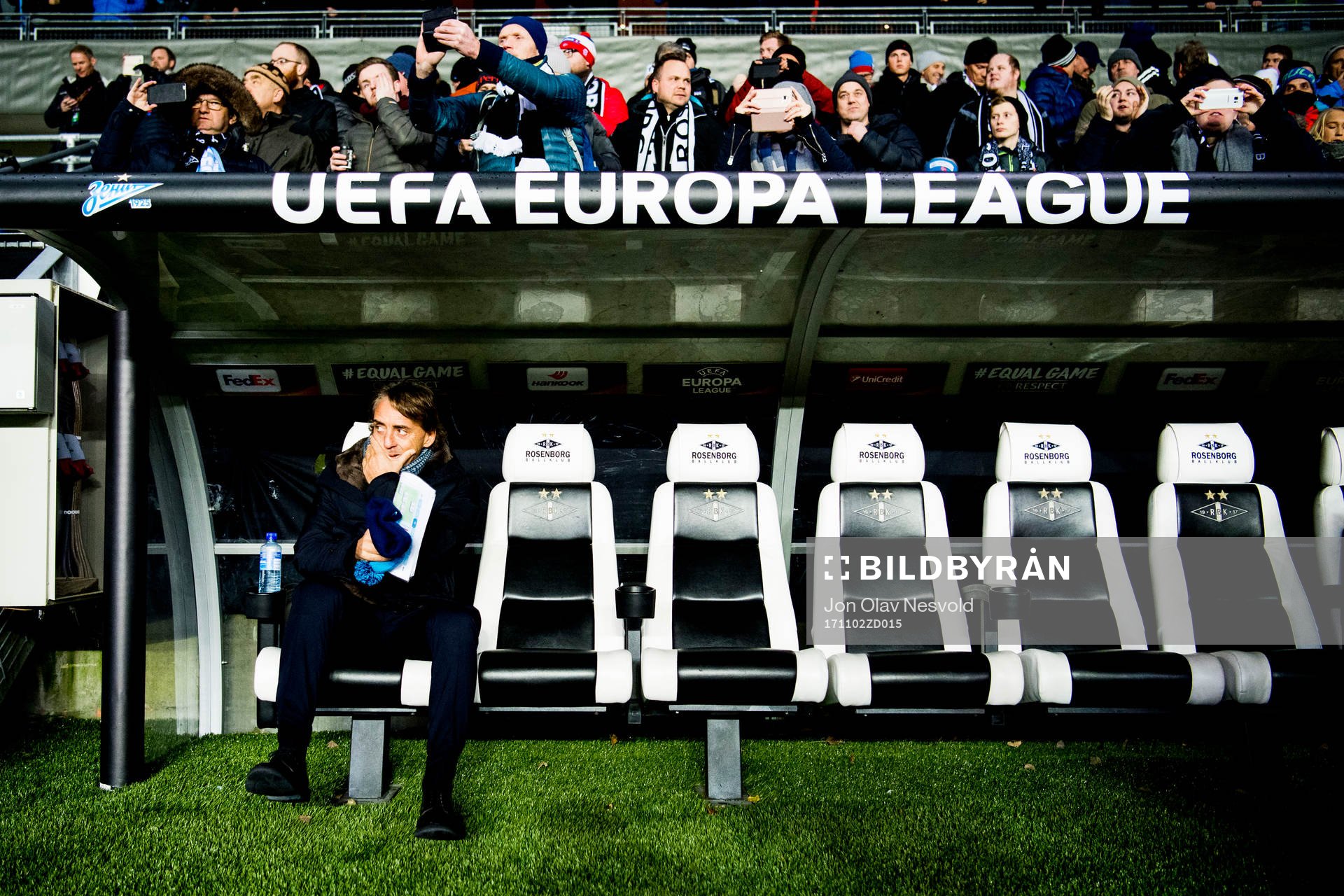 Roberto Mancini, head coach of Zenit
