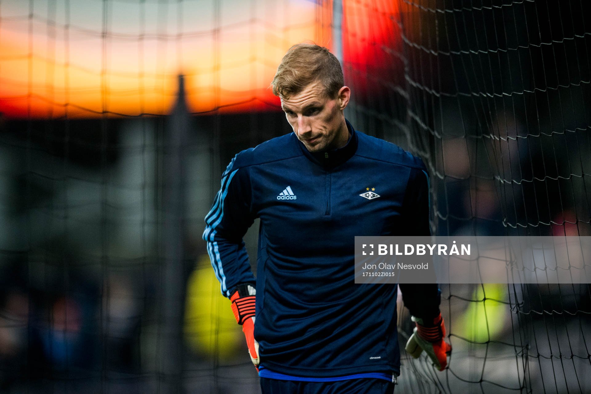 Goalkeeper André Hansen of Rosenborg