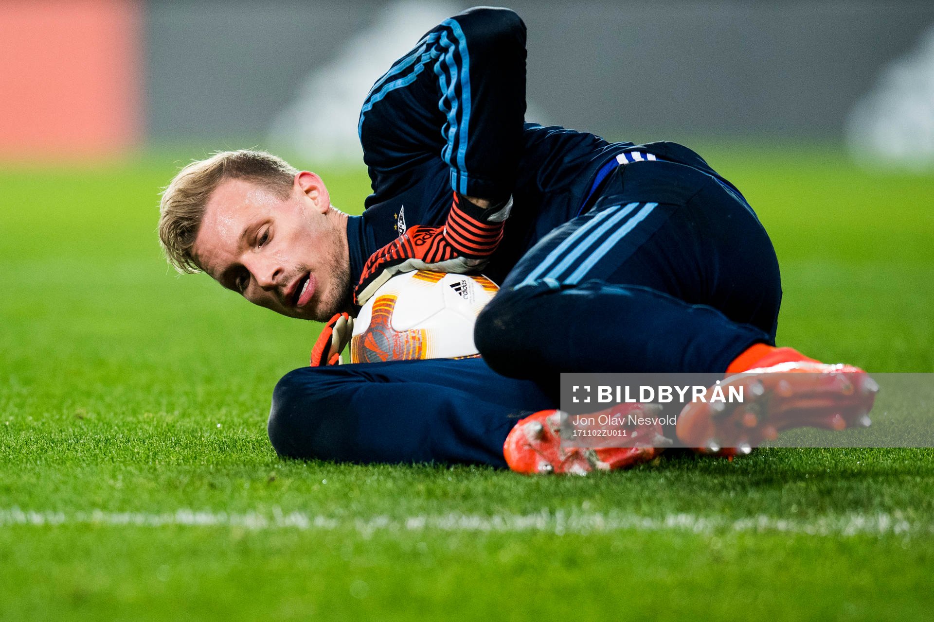 Goalkeeper André Hansen of Rosenborg