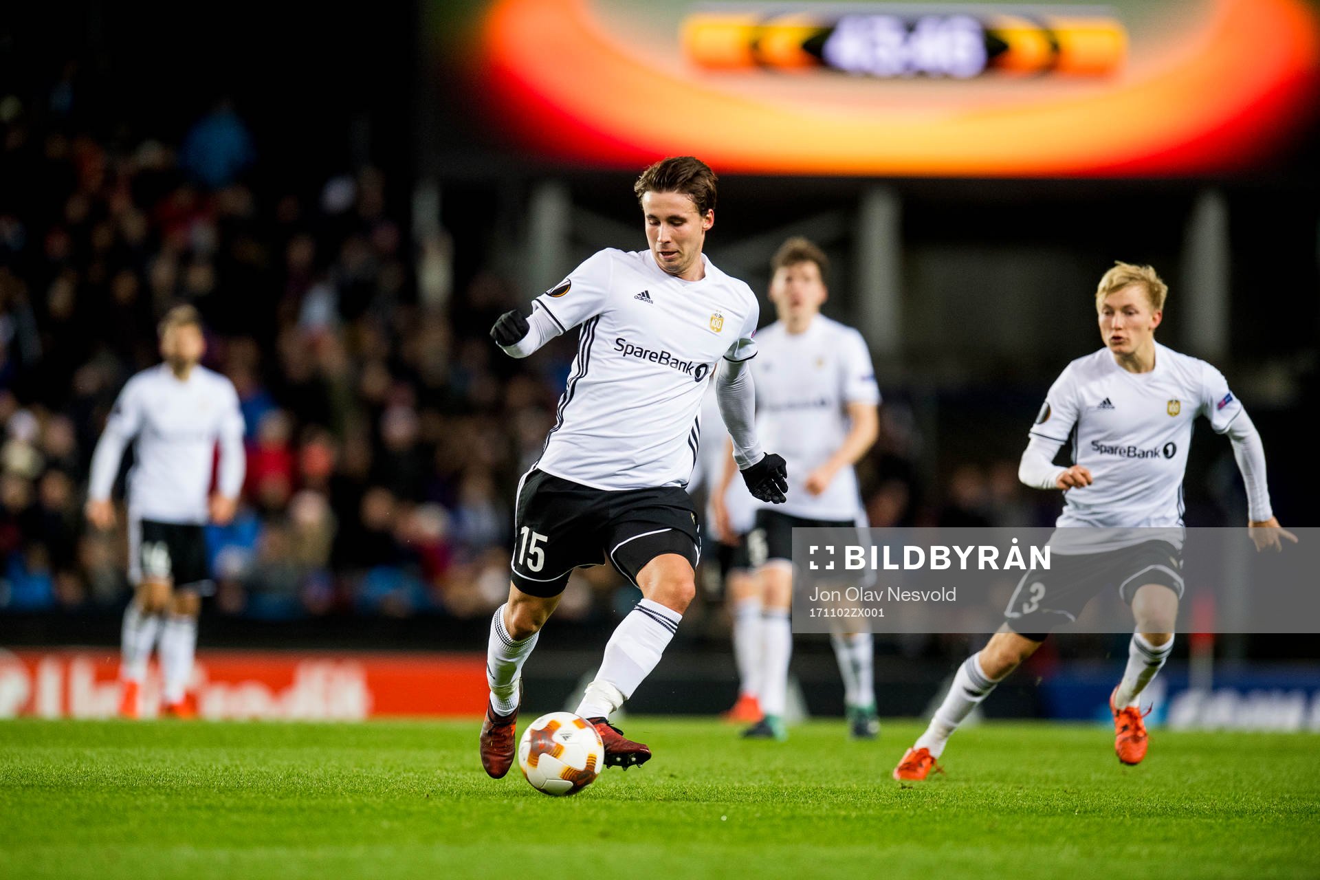 Anders Trondsen and Birger Meling of Rosenborg
