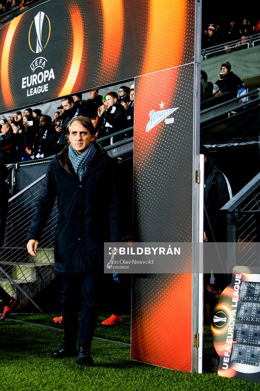 Roberto Mancini, head coach of Zenit