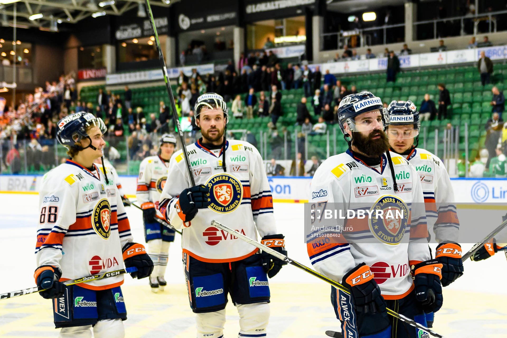 Växjös Adam Brodecki, Noah Welch och Linus Fröberg