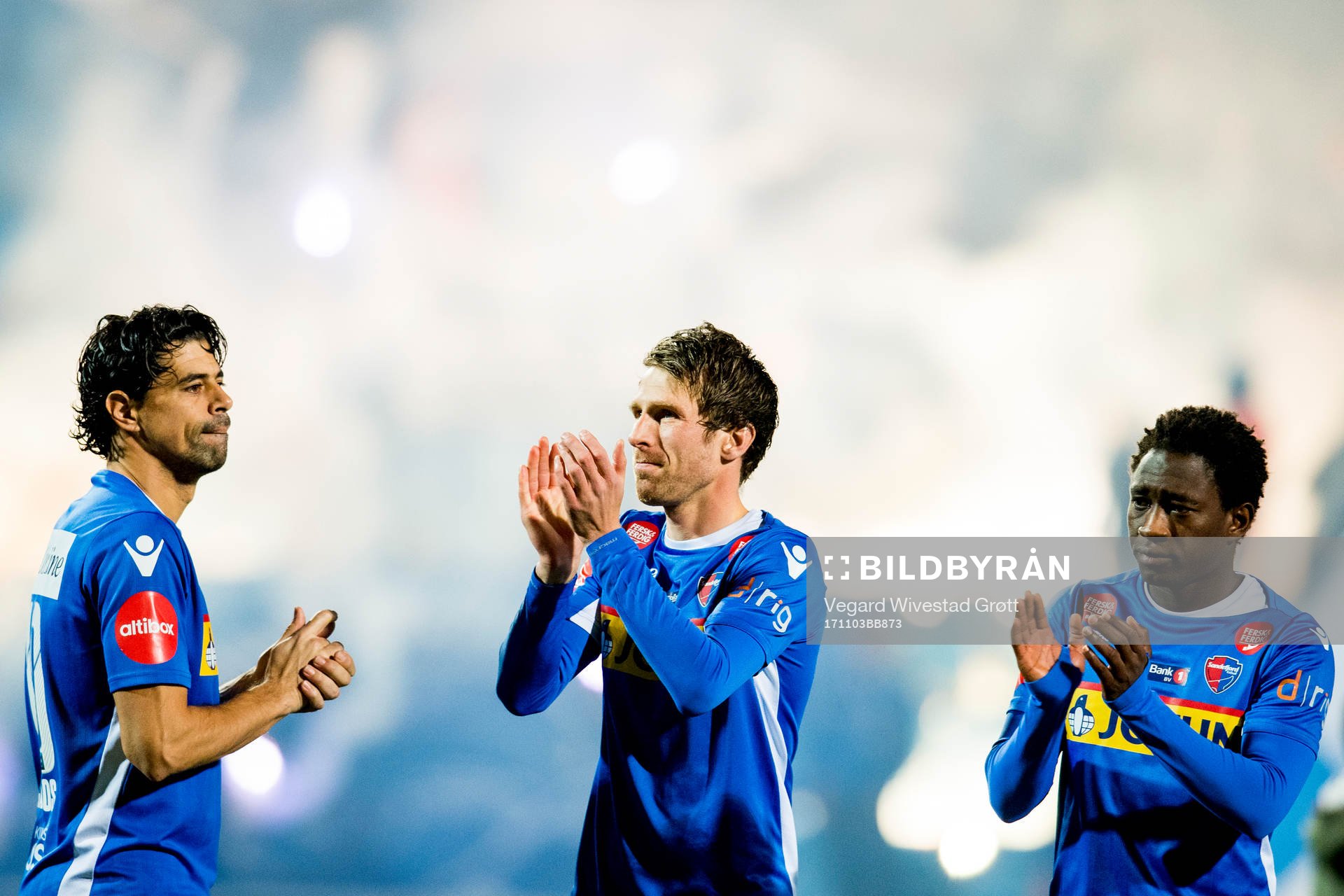 Carlos Grossmüller, Håvard Storbæk and Victor Demba