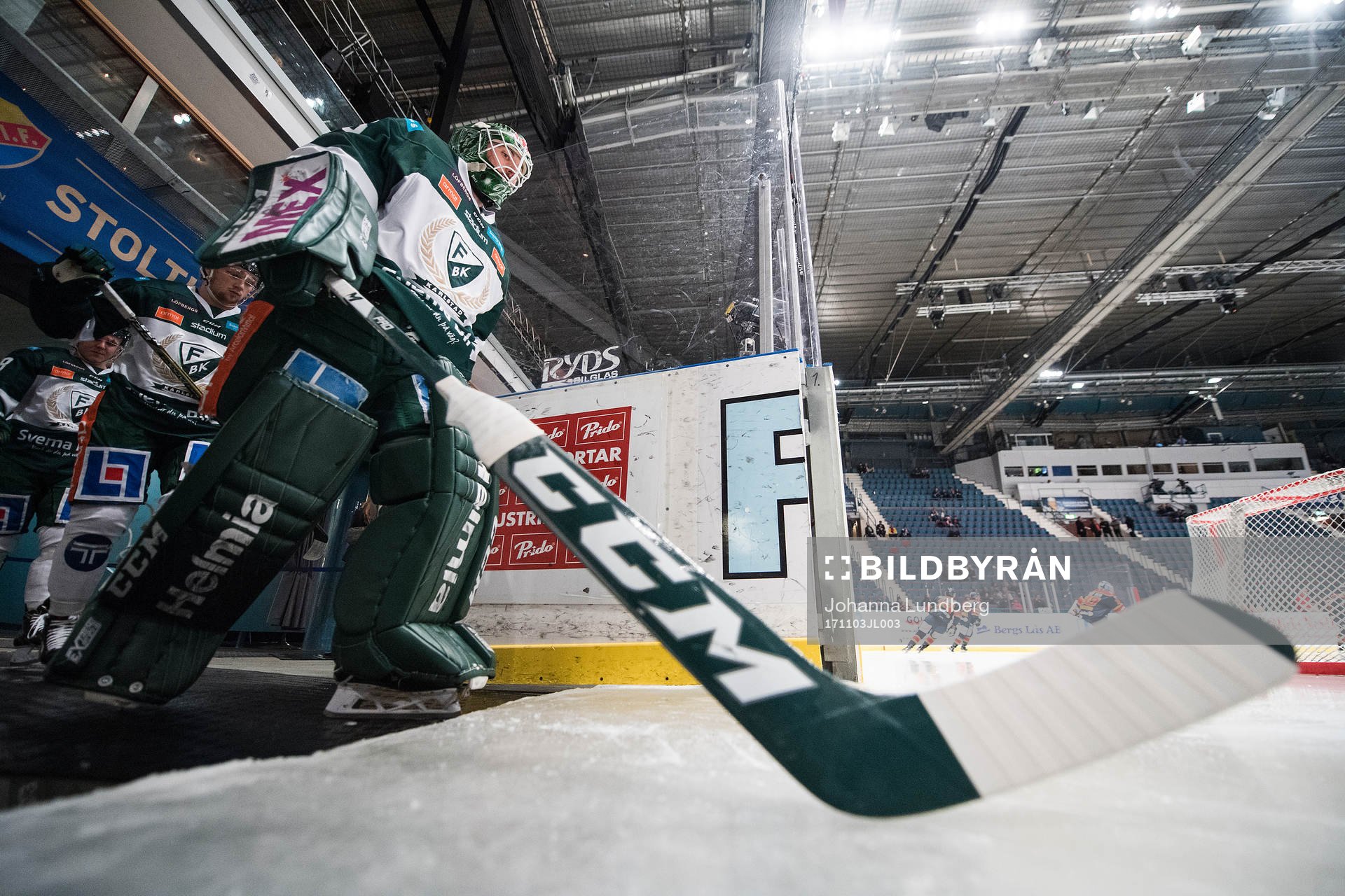 Färjestads målvakt Stefan Steen