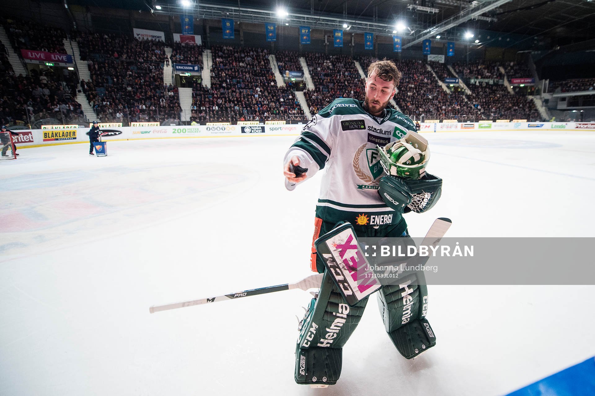 Färjestads målvakt Stefan Steen