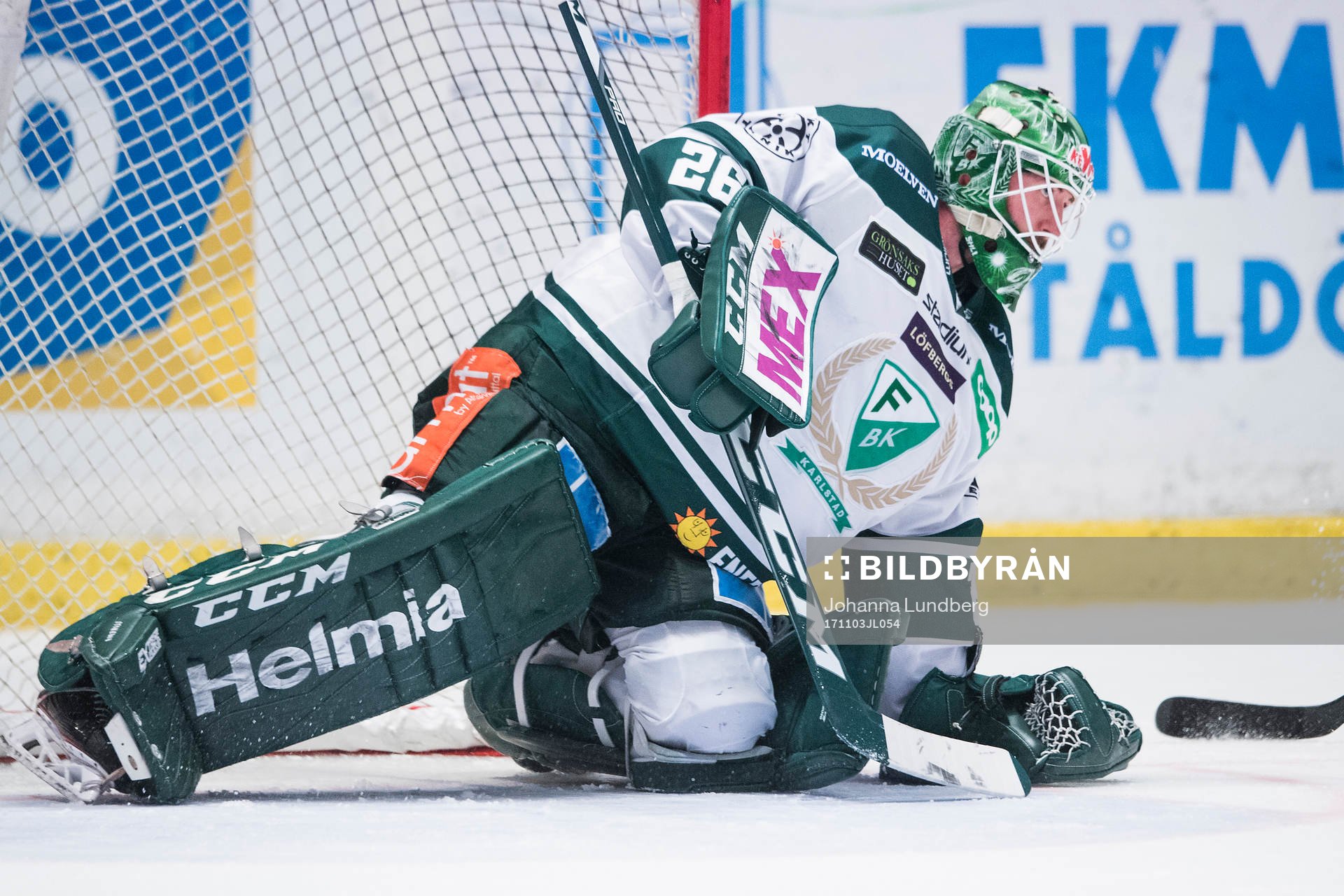 Färjestads målvakt Stefan Steen