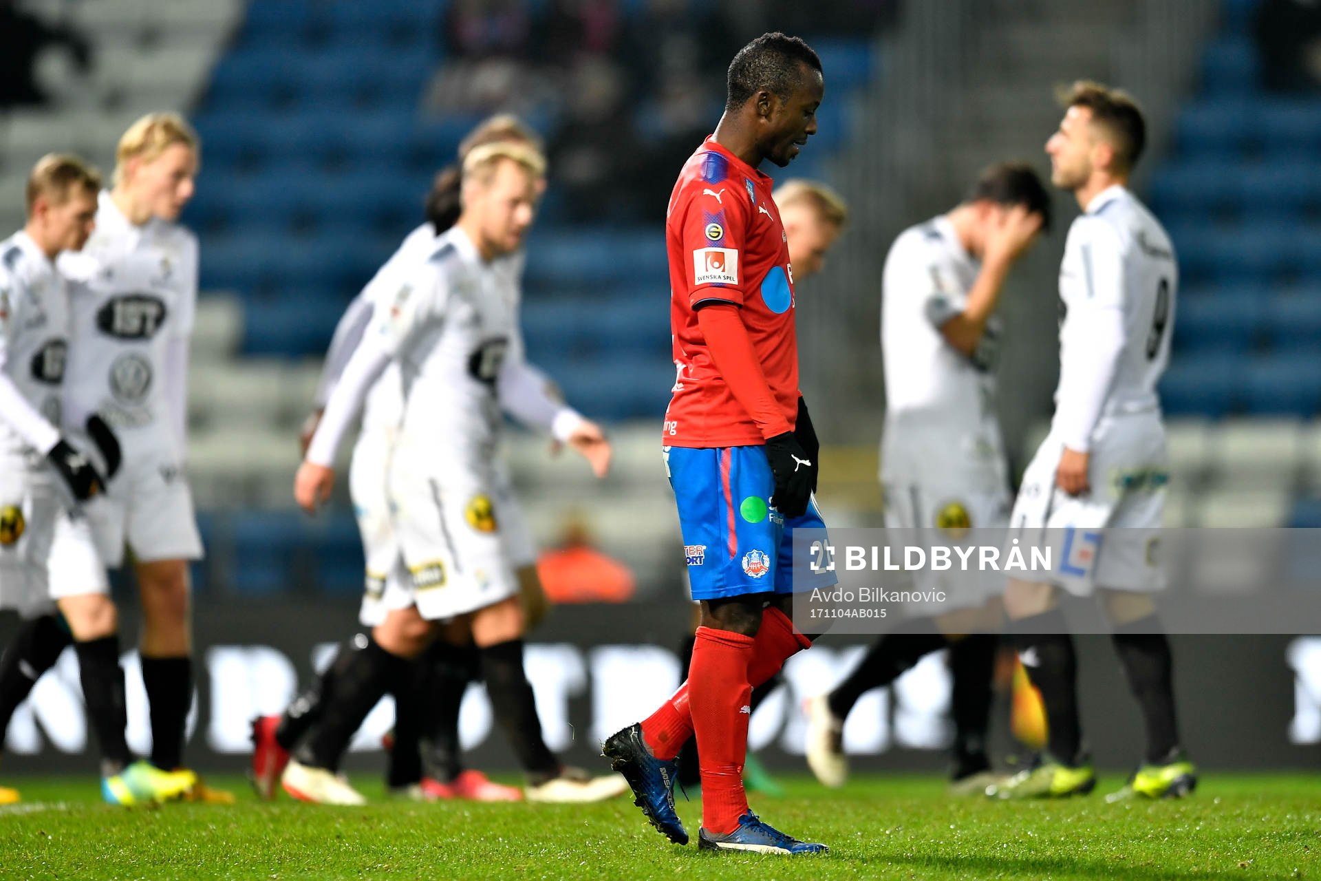 Helsingborgs Monday Samuel deppar