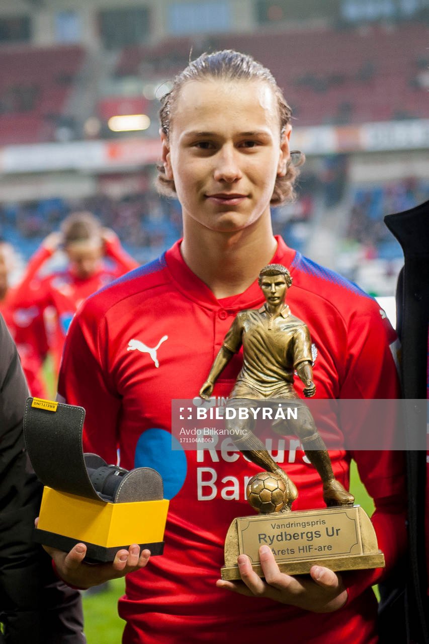 Helsingborgs årets spelare Alex Timossi Andersson