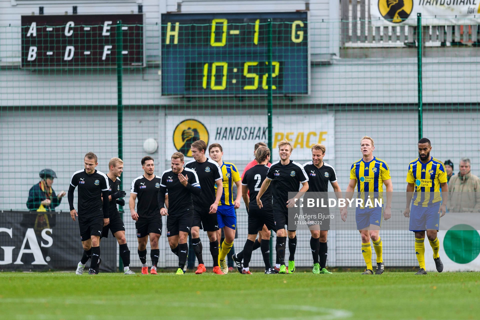 Lunds spelare jublar