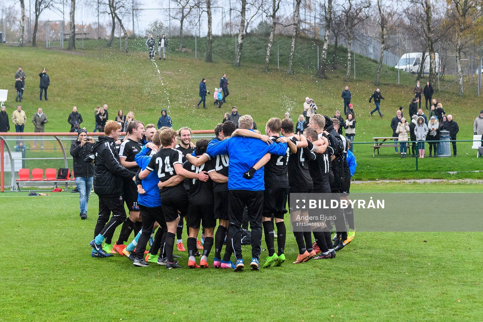 Lunds spelare jublar