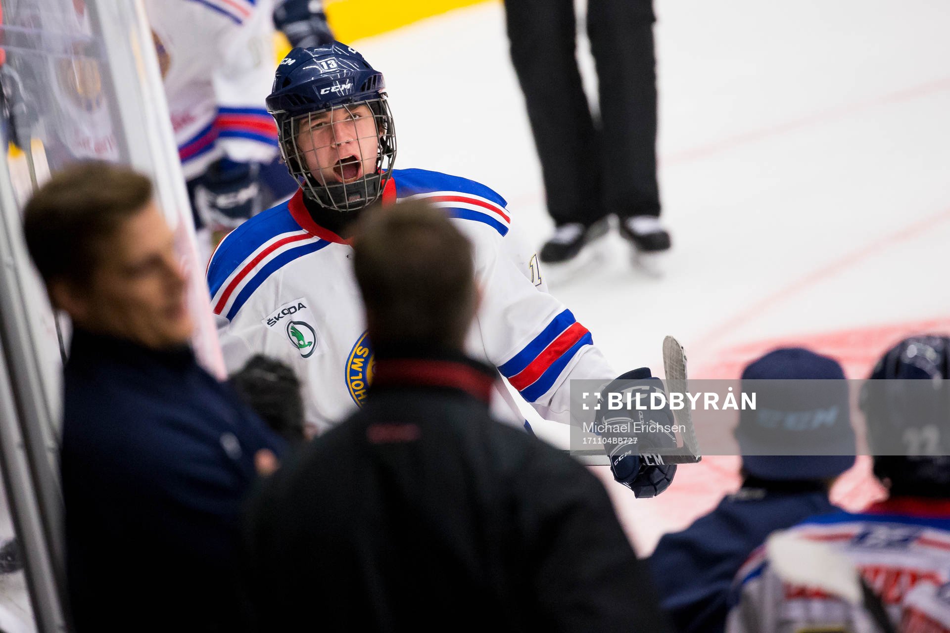 Stockholm Syds Alexander Holtz jublar
