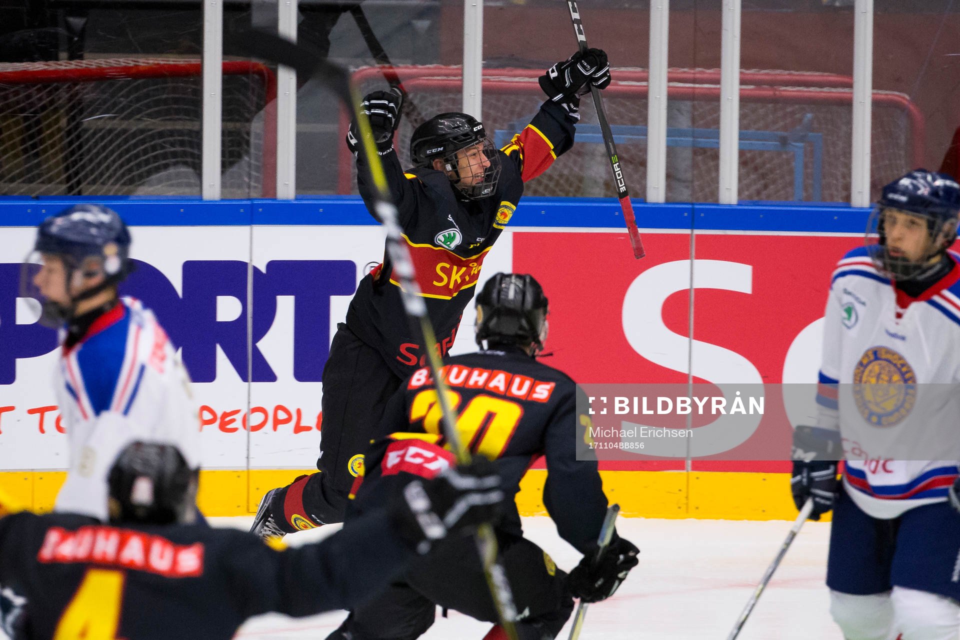 Skånes Hugo Nilsson jublar