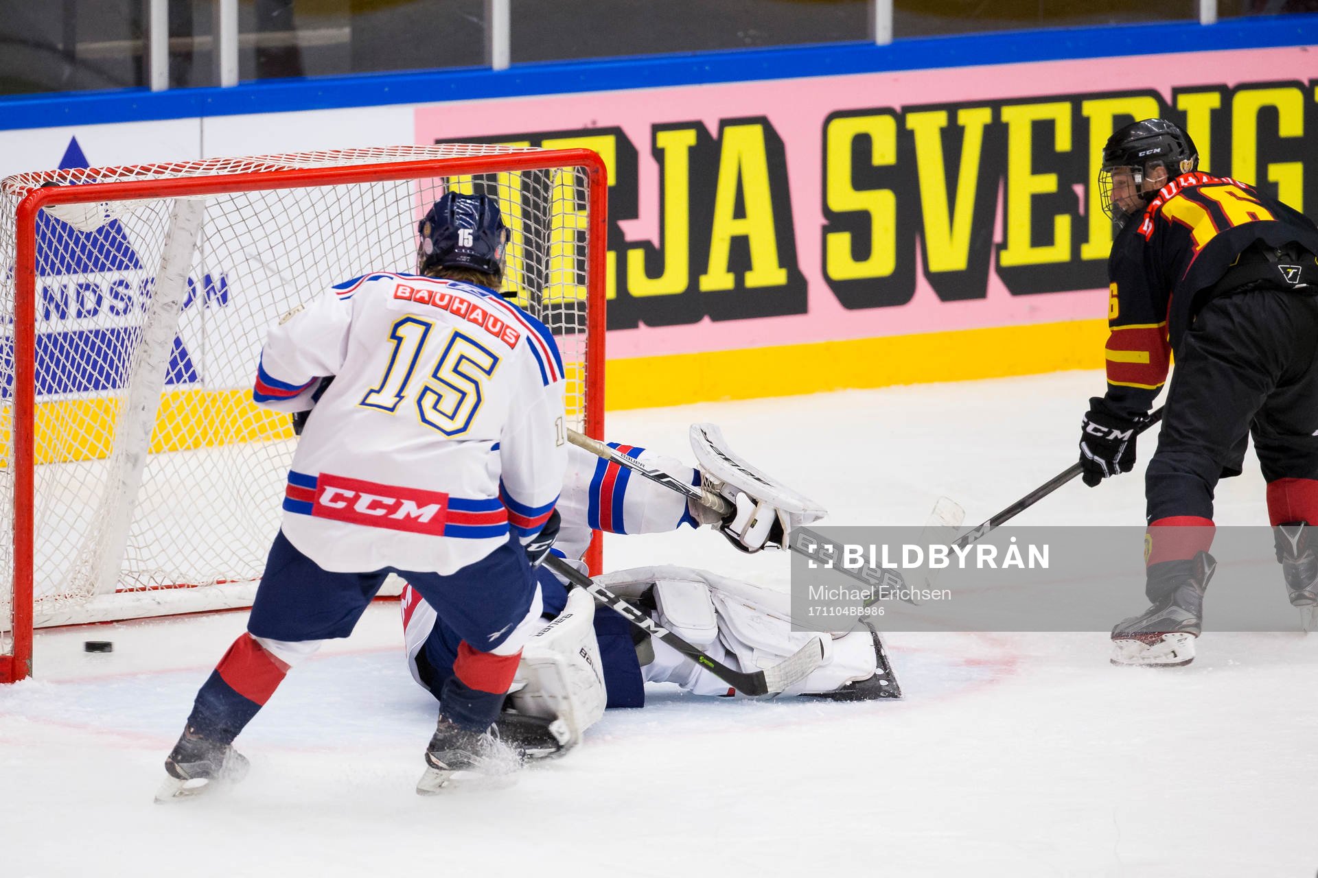 Skånes Hugo Nilsson skjuter 2-3 bakom Stockholm Syds