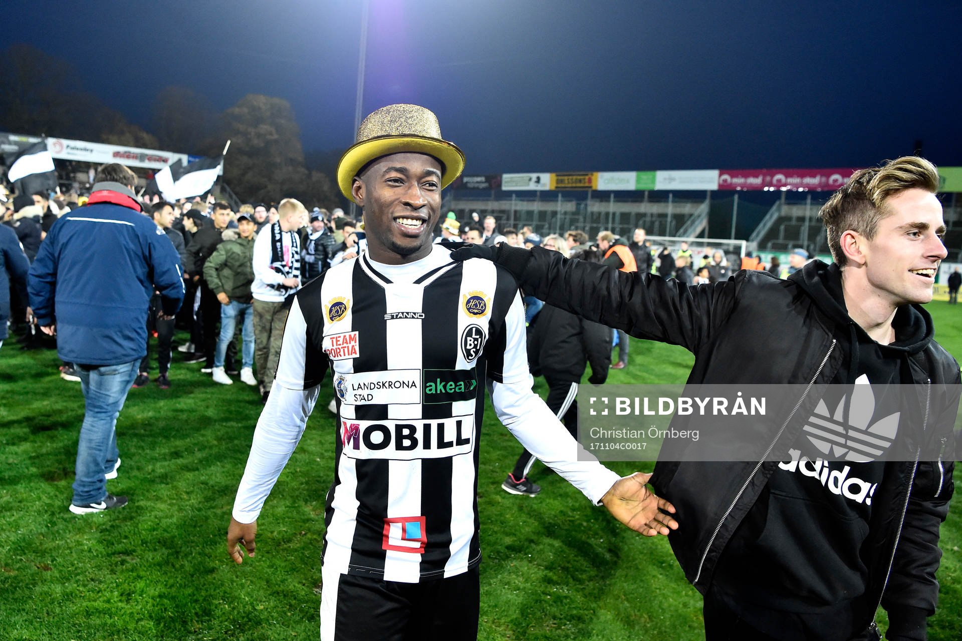 Landskronas Karim Sadat jublar
