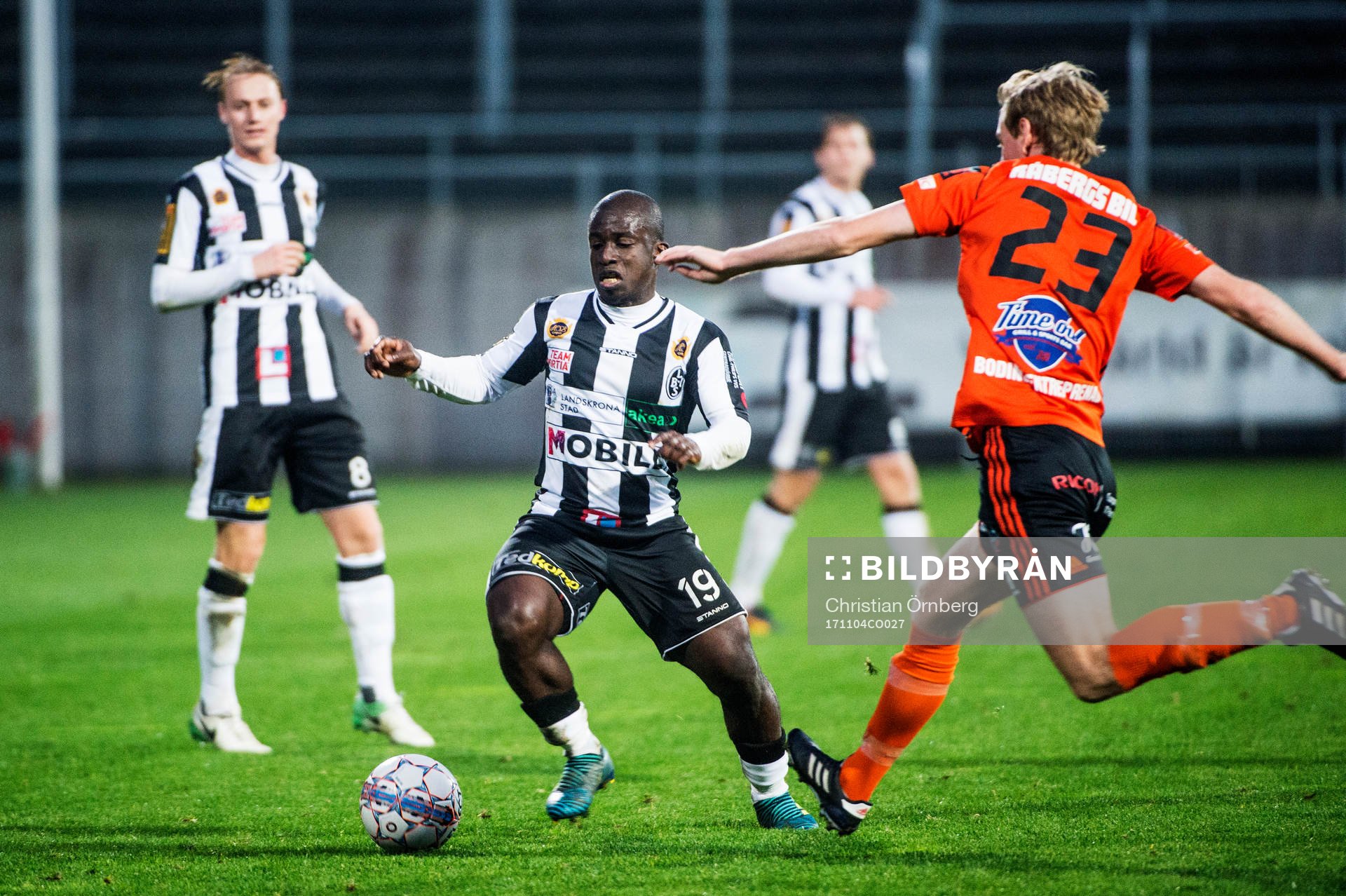 Landskronas Thierry Zahui mot Karlskronas Simon Hansson
