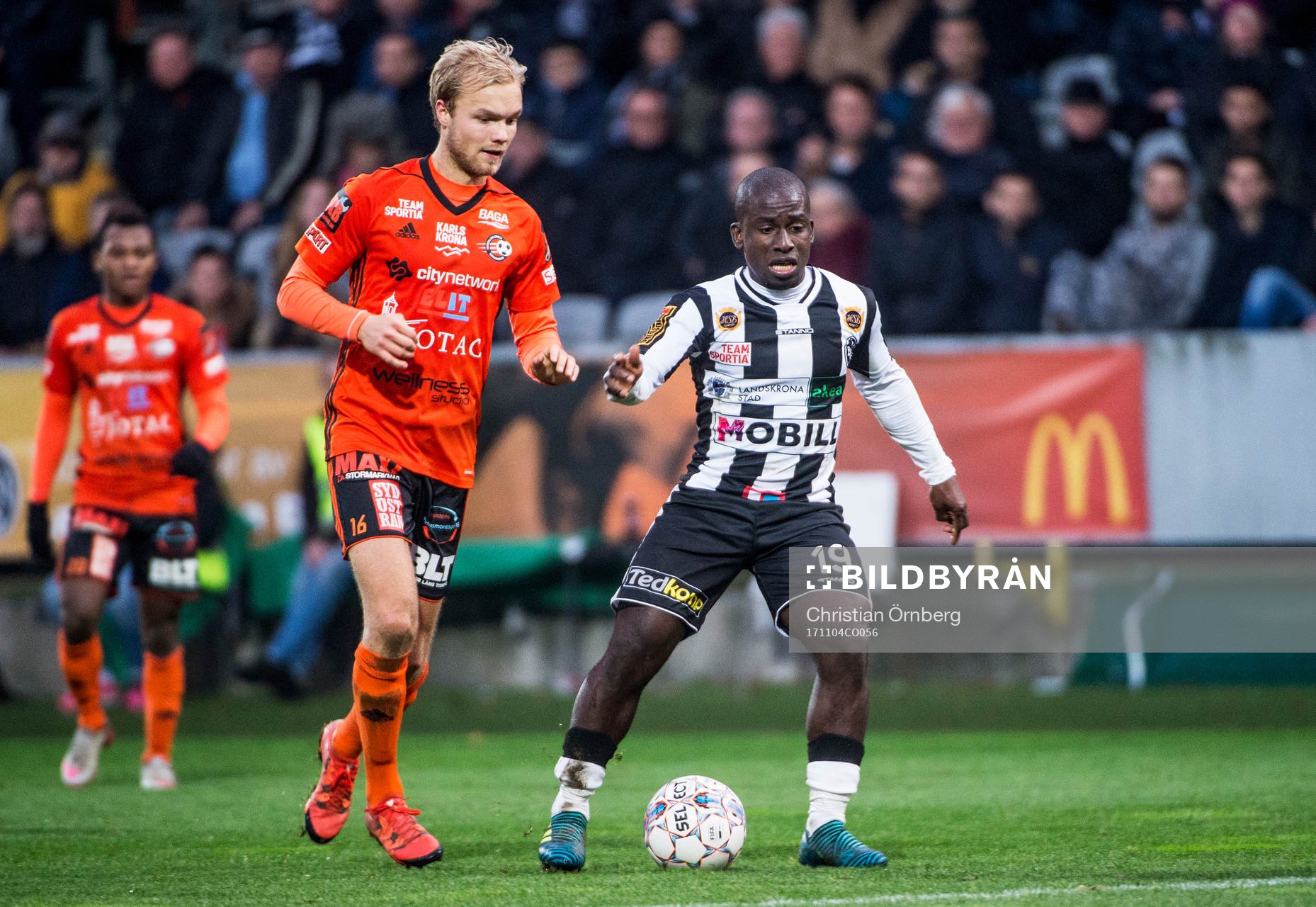 Landskronas Thierry Zahui mot Karlskronas Viktor Gustafson