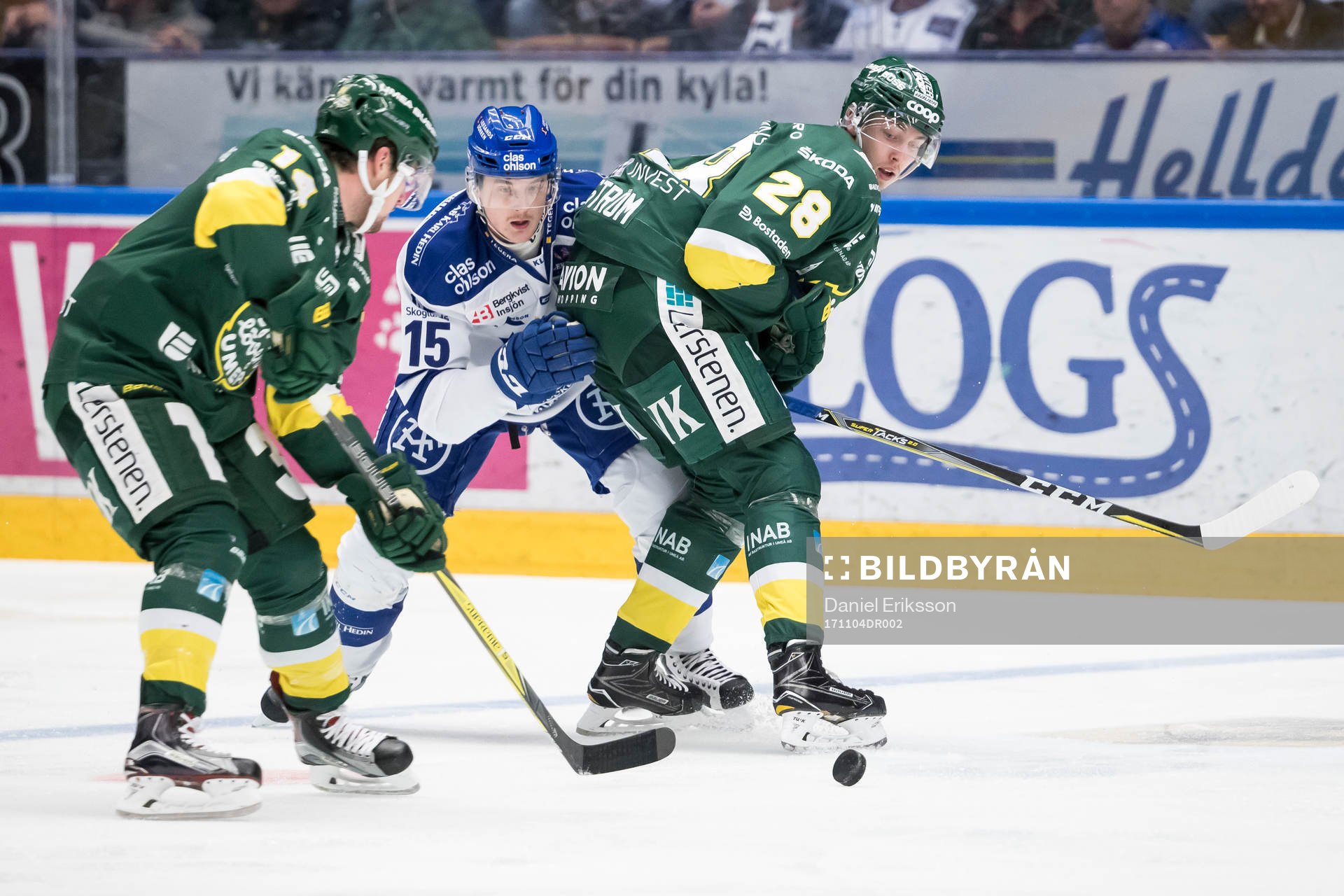 Leksands Johan Porsberger Björklövens Cody Murphy och