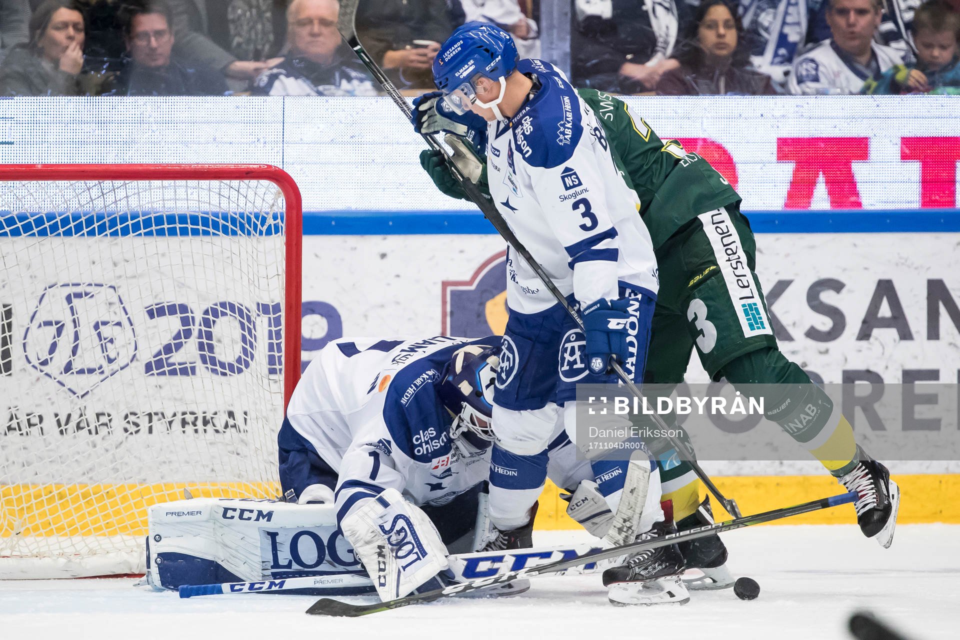 Leksands Daniel Bertov och Björklövens Marcus Jonsson