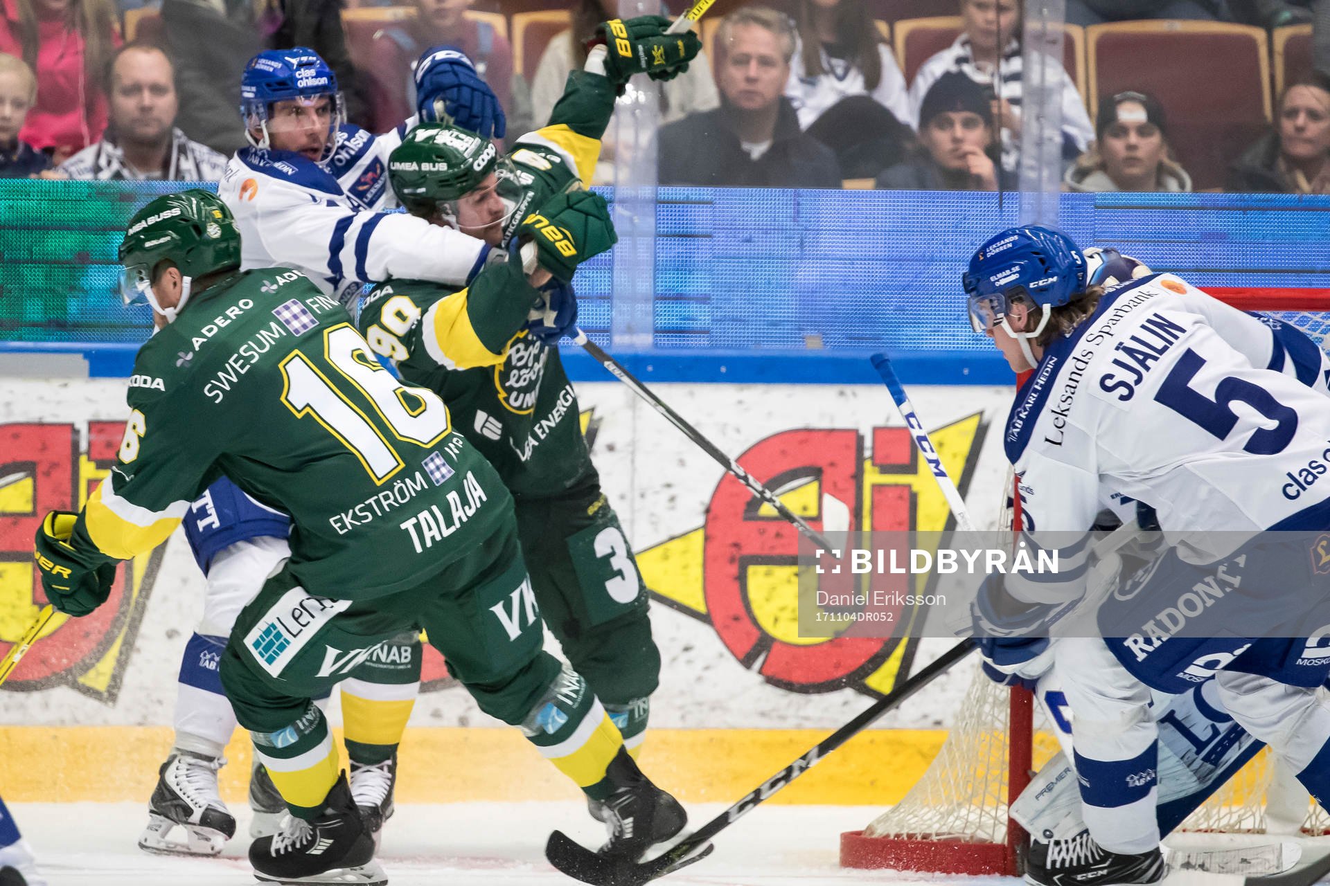Leksands Fredrik Lindgren och Björklövens Alex Hutchings