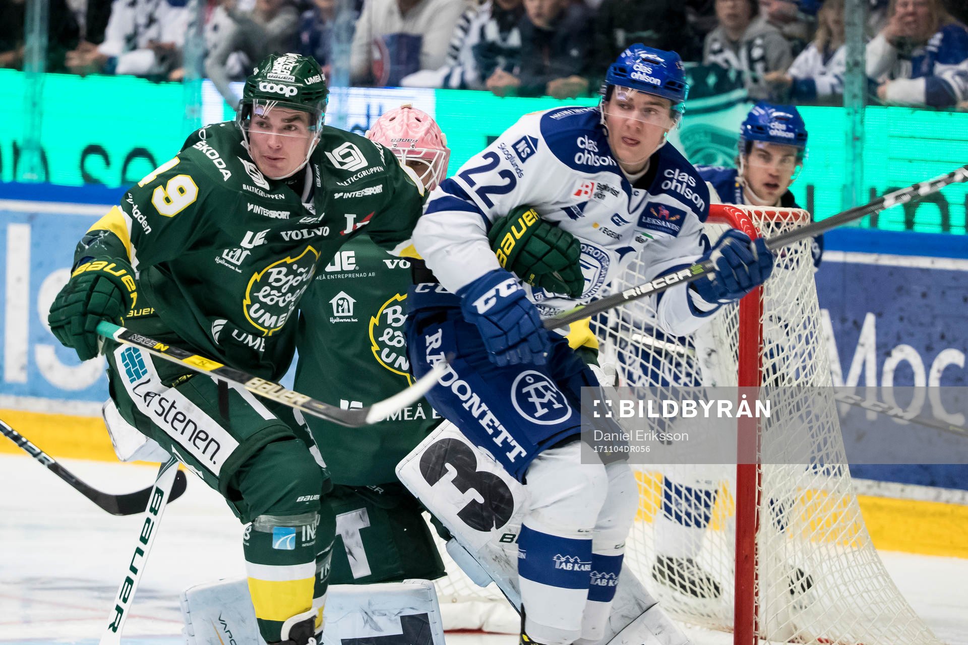 Björklövens Simon Backman och Leksands Martin Grönberg