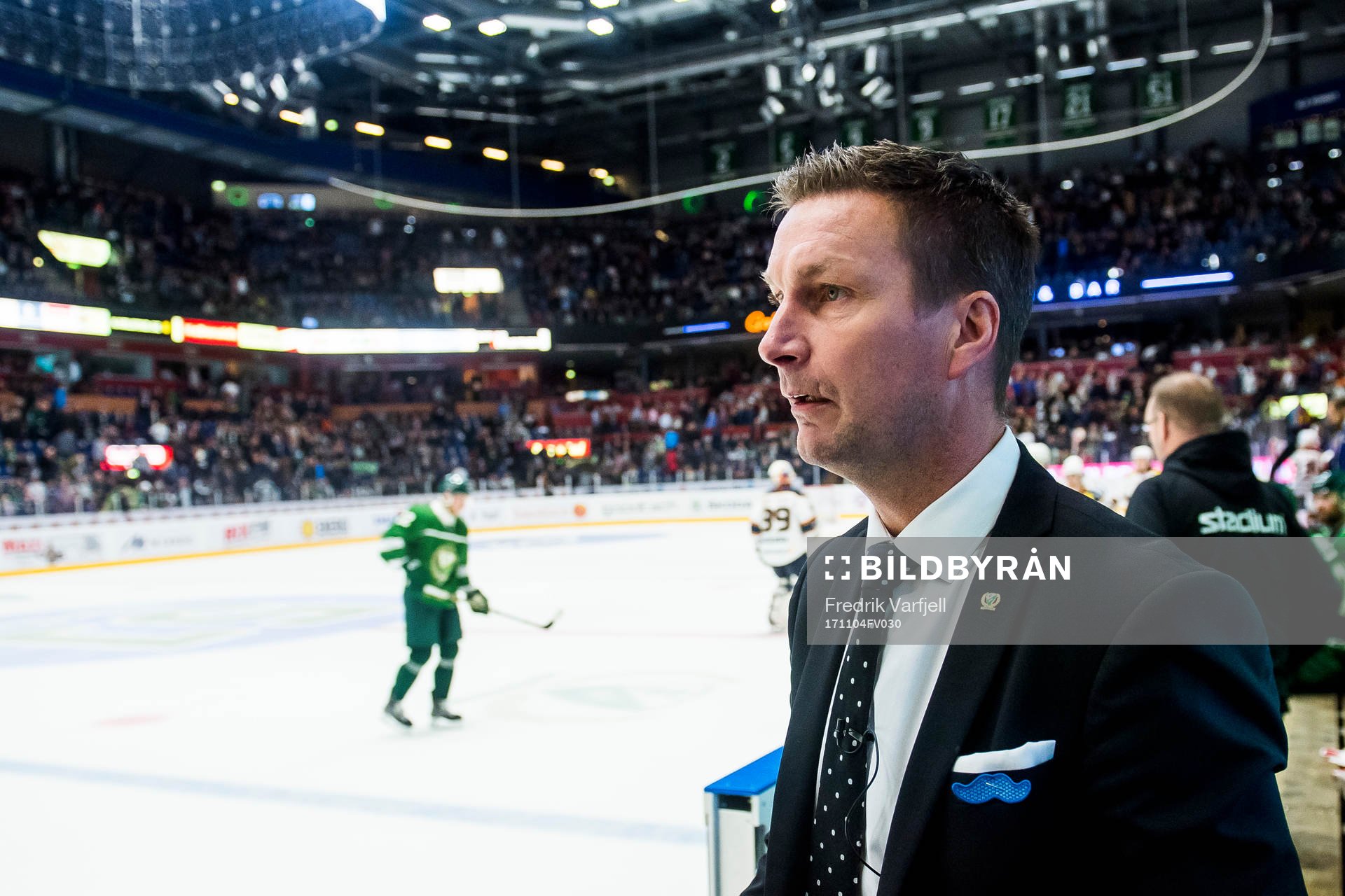 Färjestads tränare Johan Pennerborn