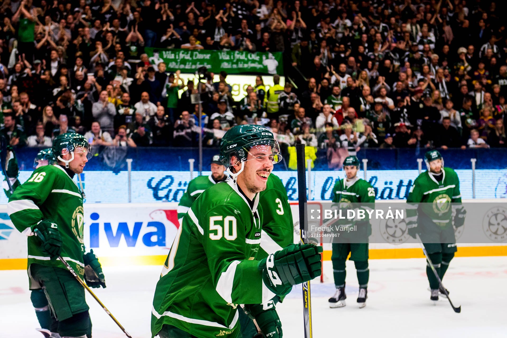 under ishockeymatchen i SHL mellan Färjestad och