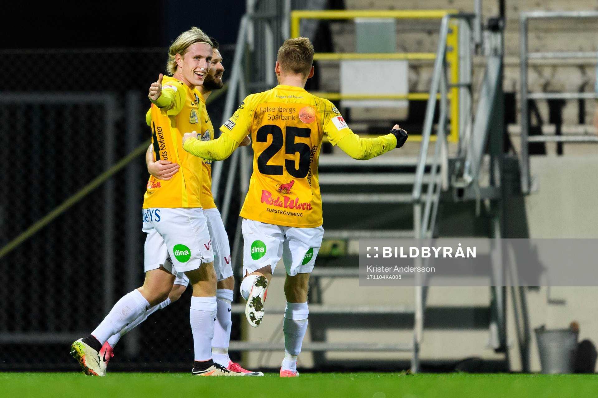Falkenbergs Viktor Götesson jublar