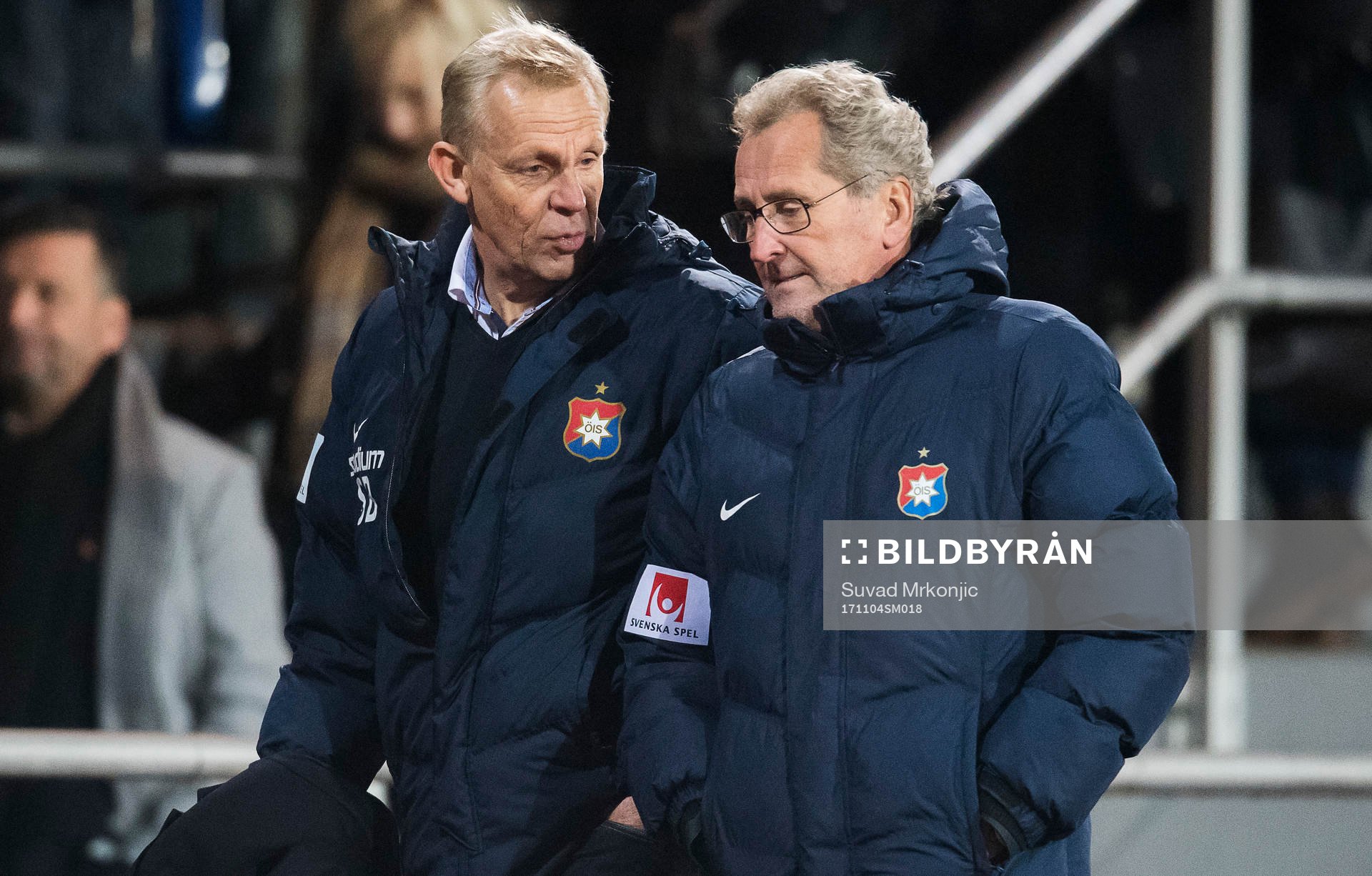 Örgrytes tränare Sören Börjesson och Eric Hamrén