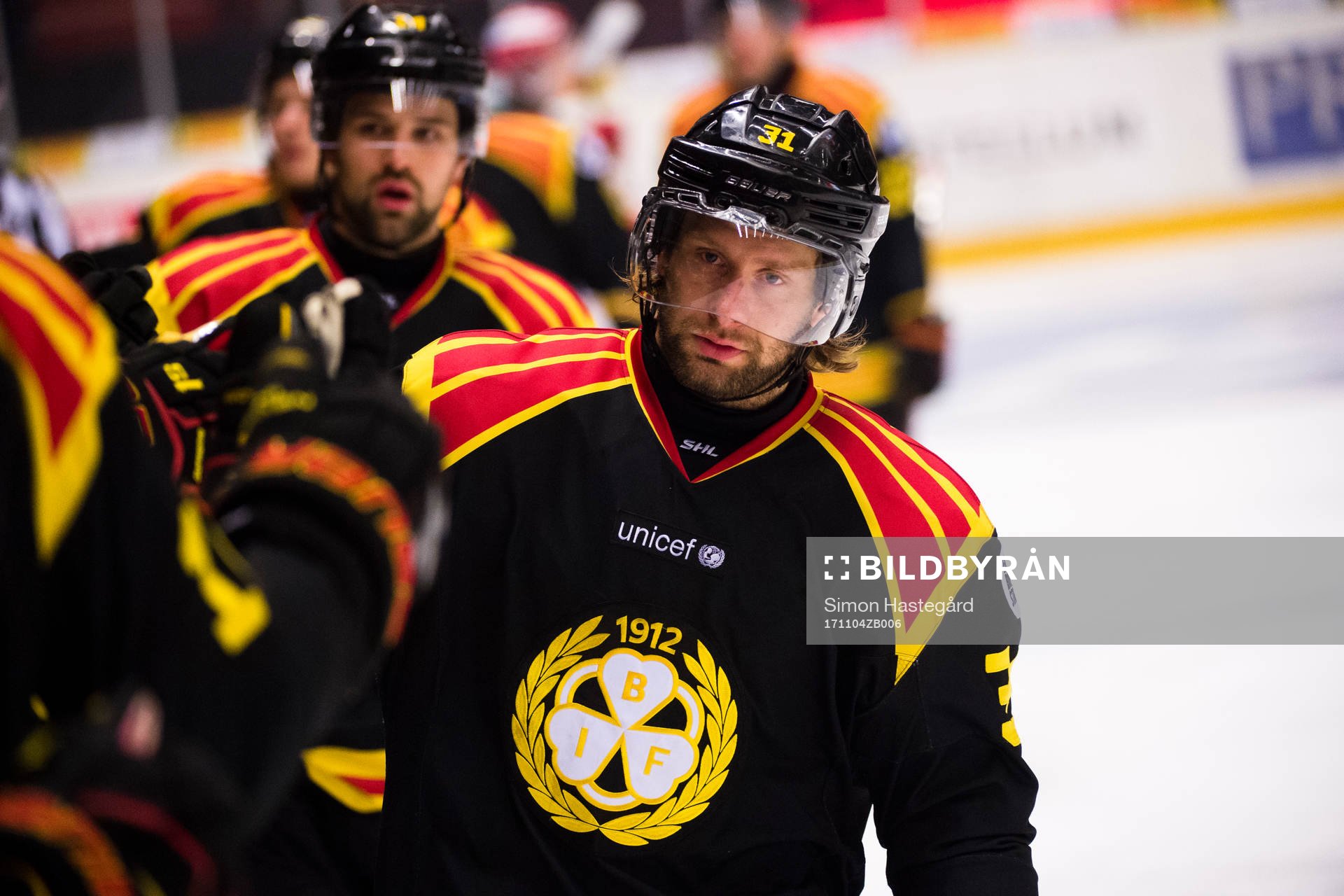 Brynäs Jonathan Granström jublar