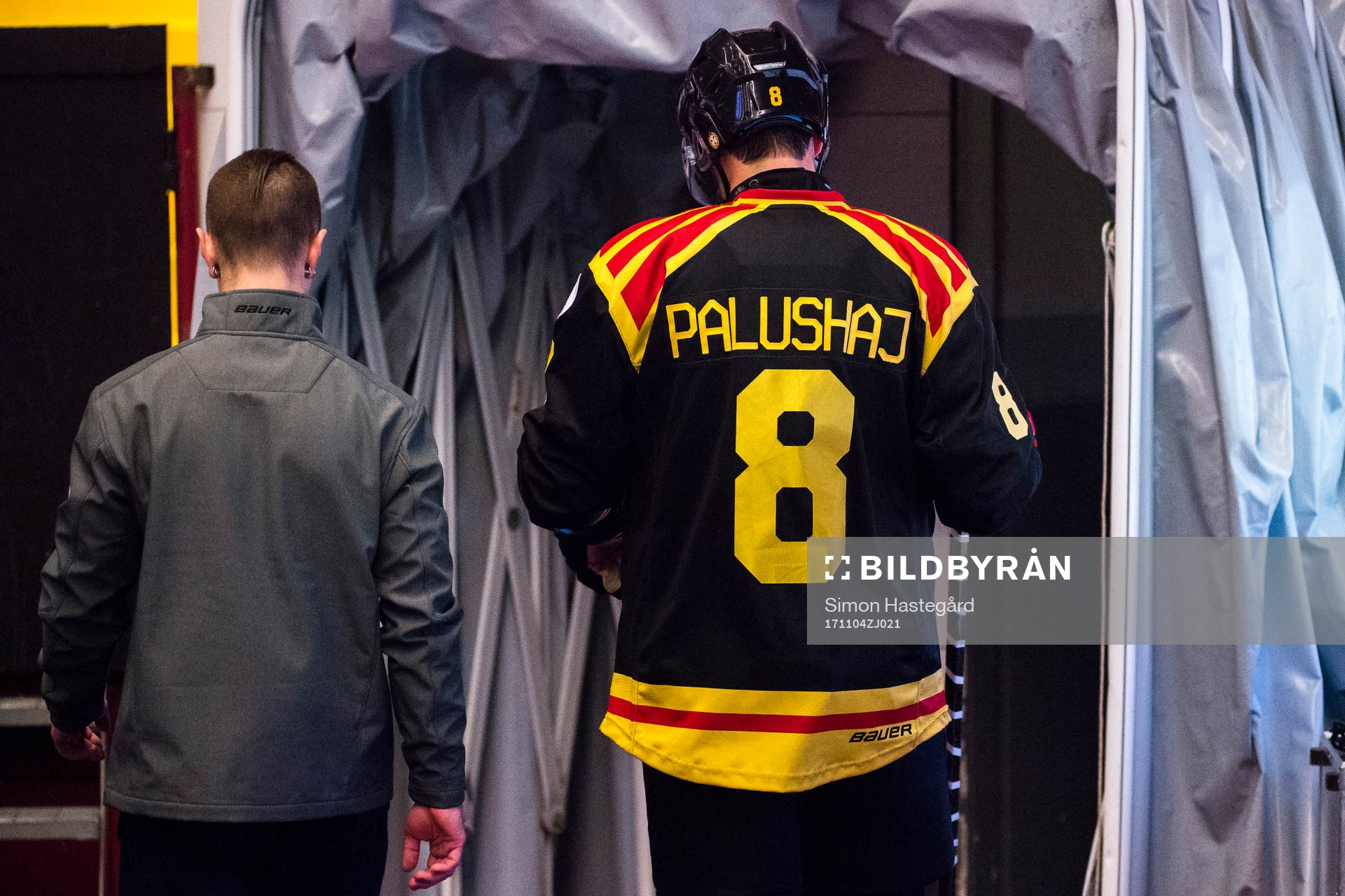 Brynäs Aaron Palushaj lämnar planen