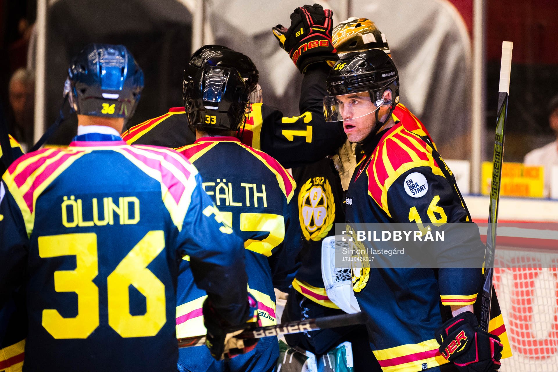 Brynäs Daniel Paille jublar