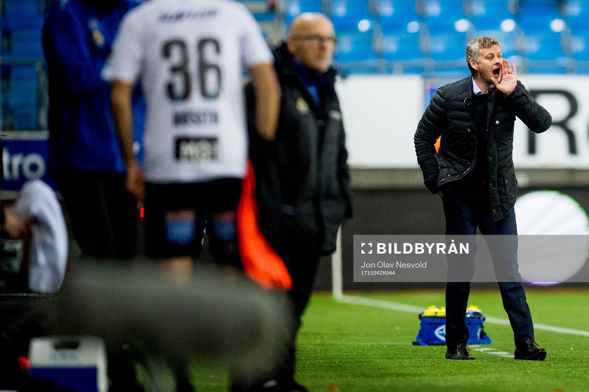 Ole Gunnar Solskjær, manager of Molde