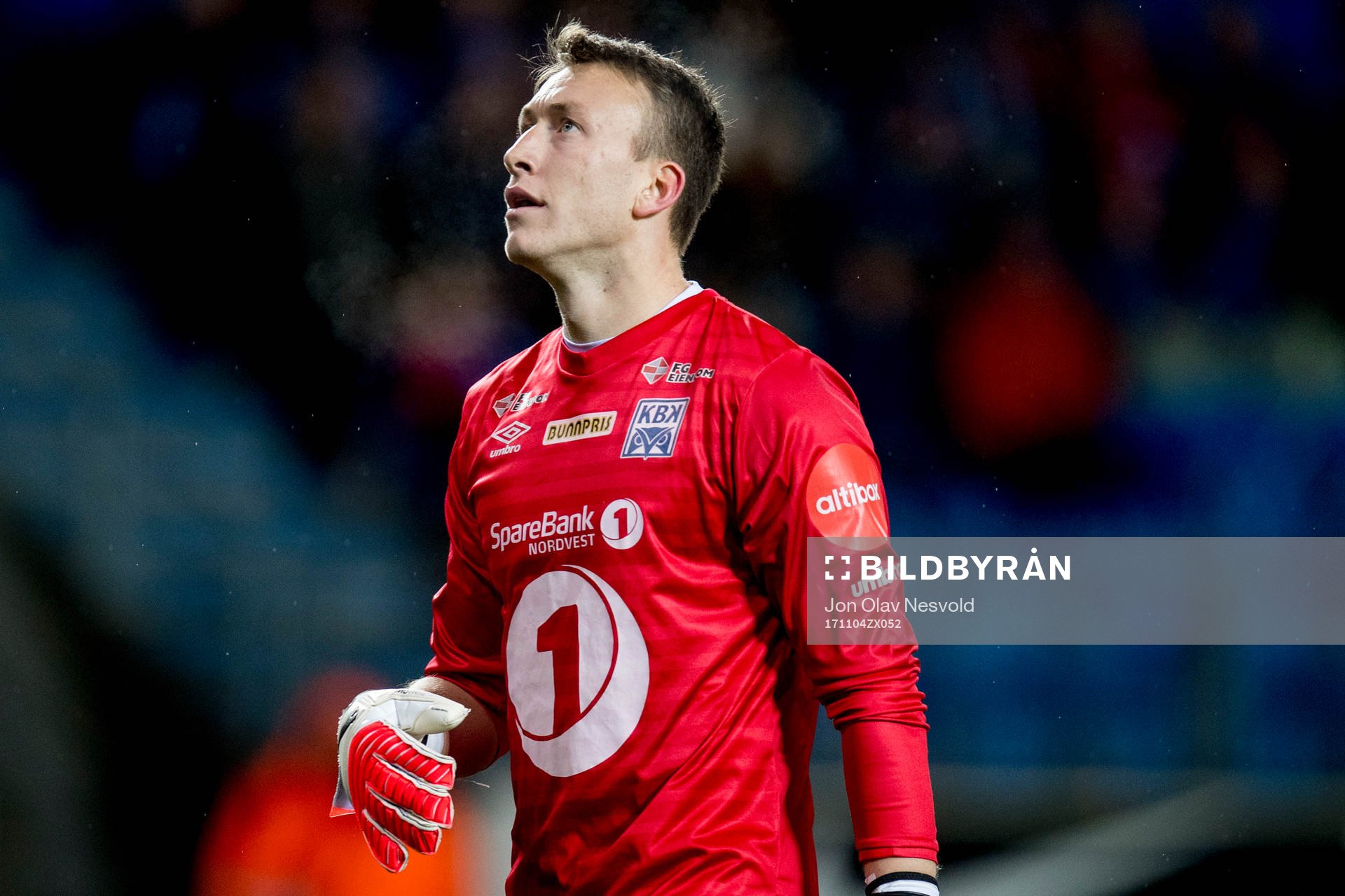 Goalkeeper Sean McDermott of Kristiansund