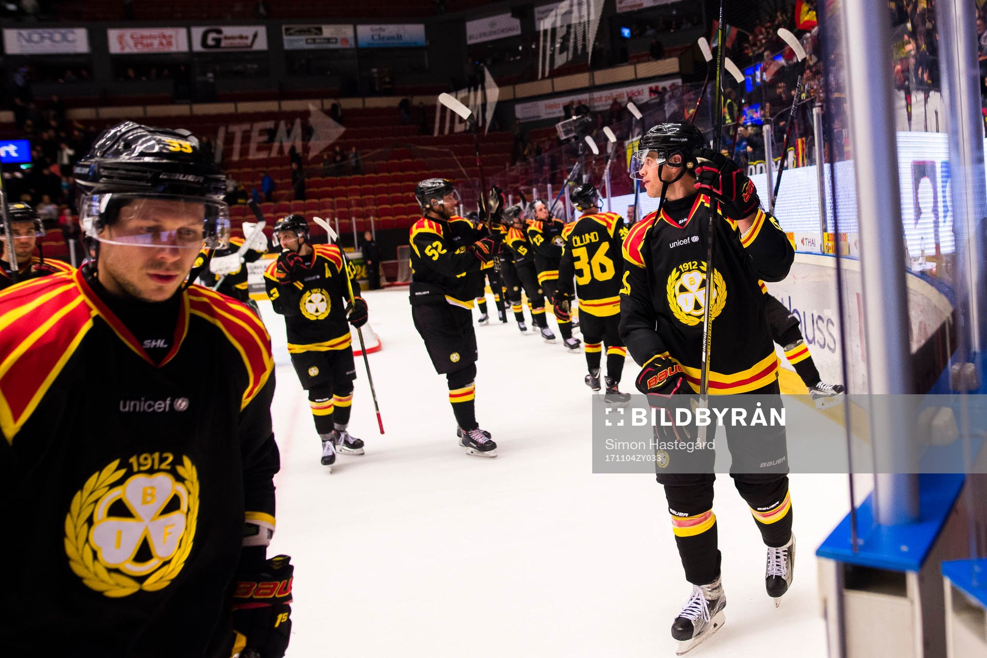 Brynäs Elias Fälth  och Daniel Paille