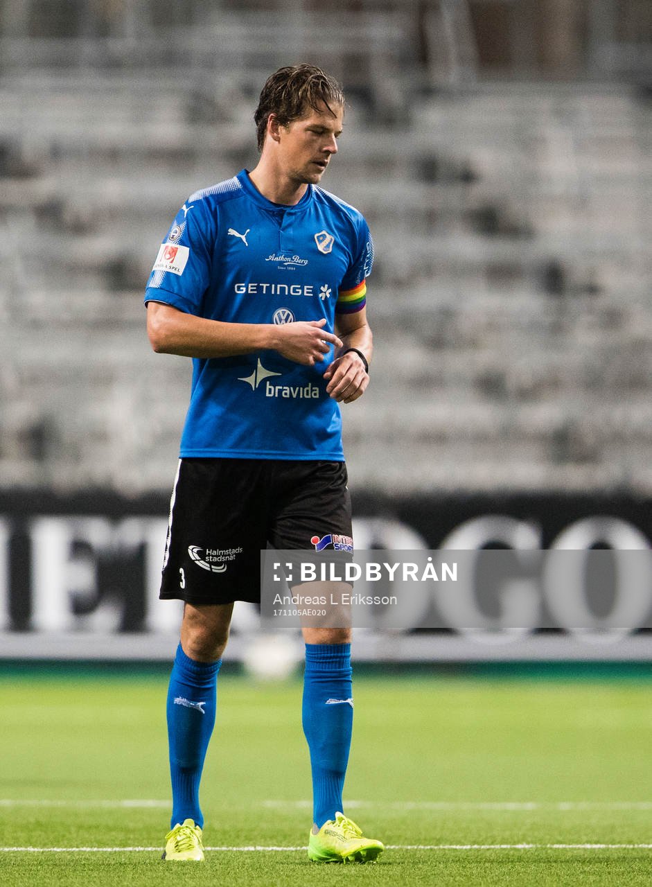 Halmstads Fredrik Liverstam deppar