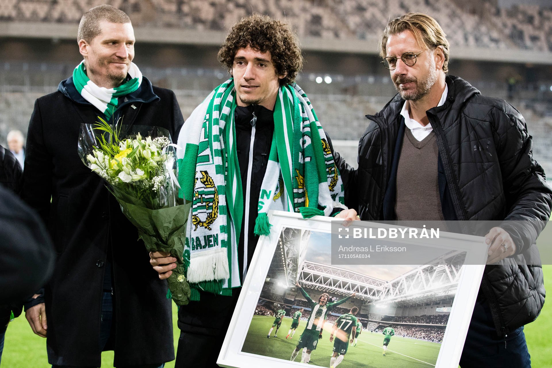 Hammarbys ordförande Richard von Yxkull (v) och sportchef