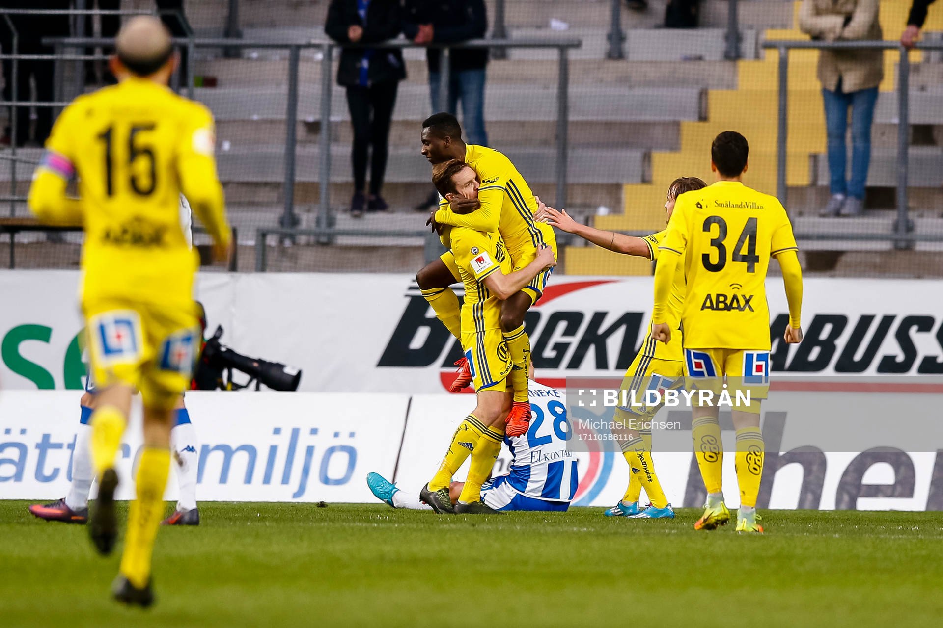 Sundsvalls spelare jublar