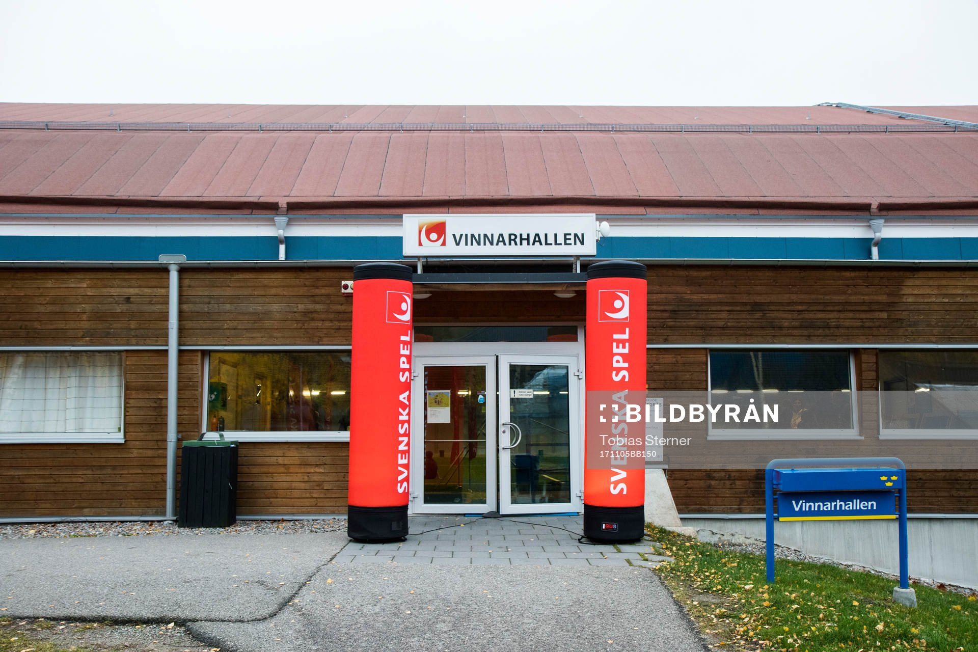 Vinnarhallen på Bosön innan finalen i Svenska spel F19