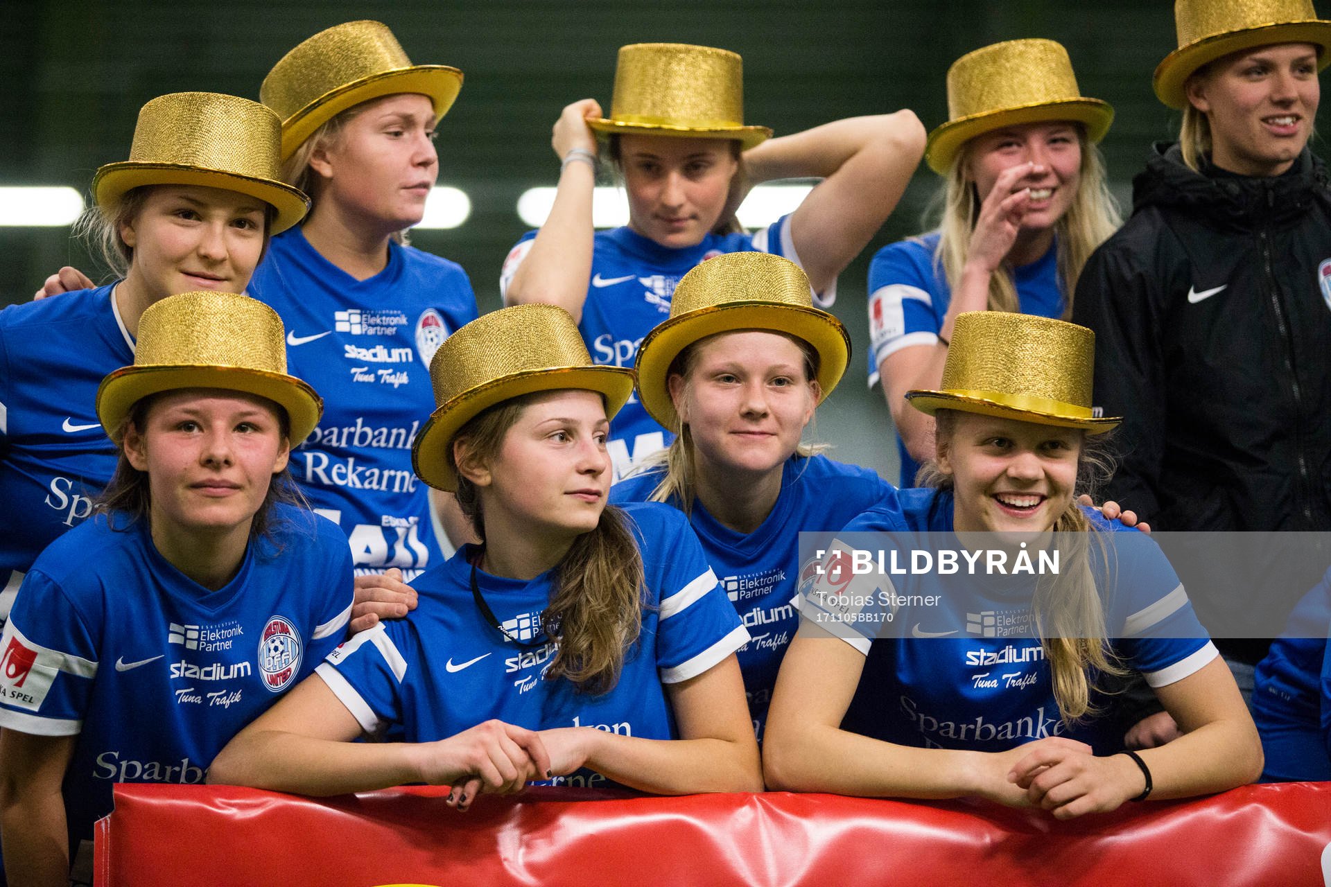 Eskilstunaspelare firar segern i finalen i Svenska spel F19