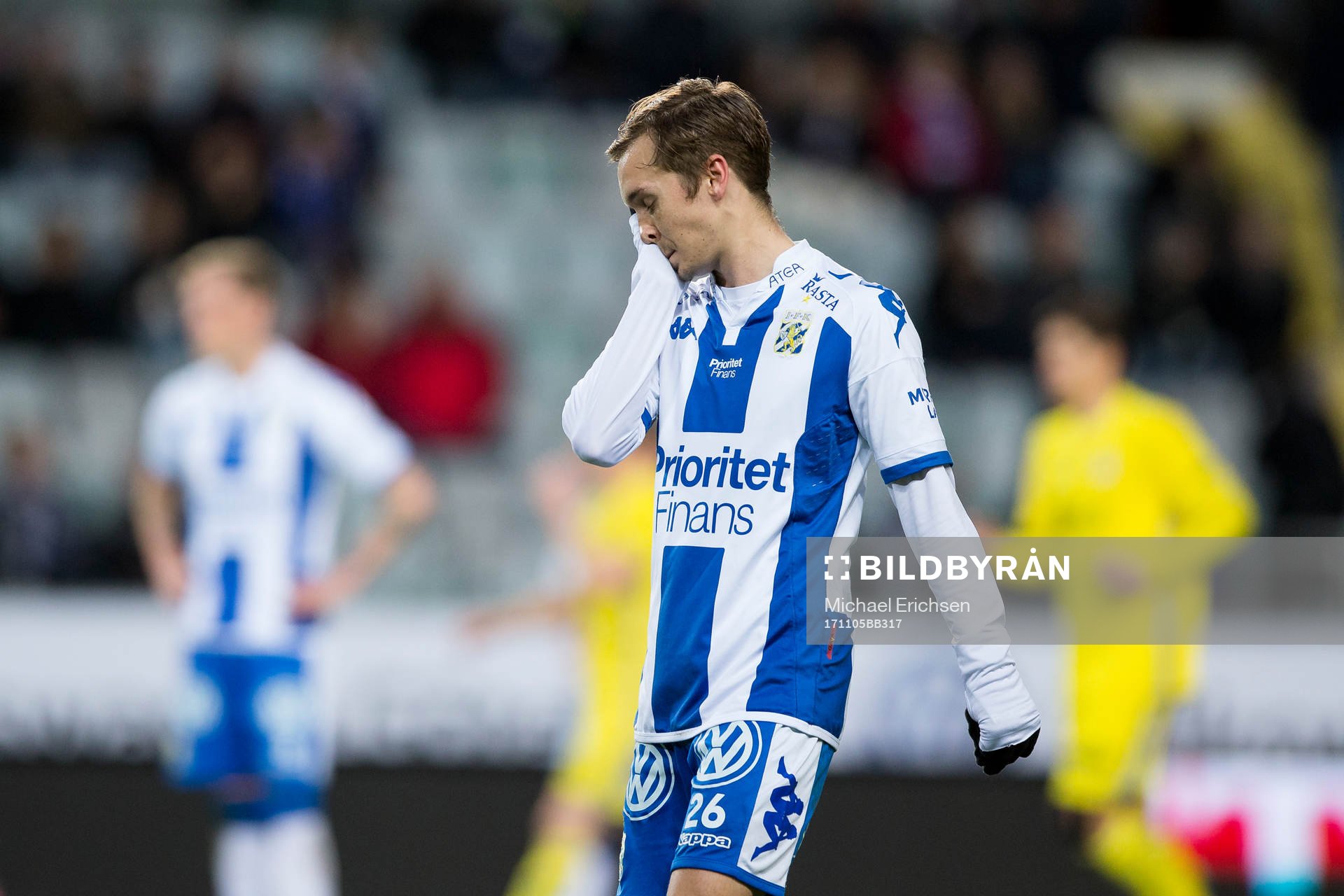 IFK Göteborgs Patrik Karlsson Lagemyr deppar