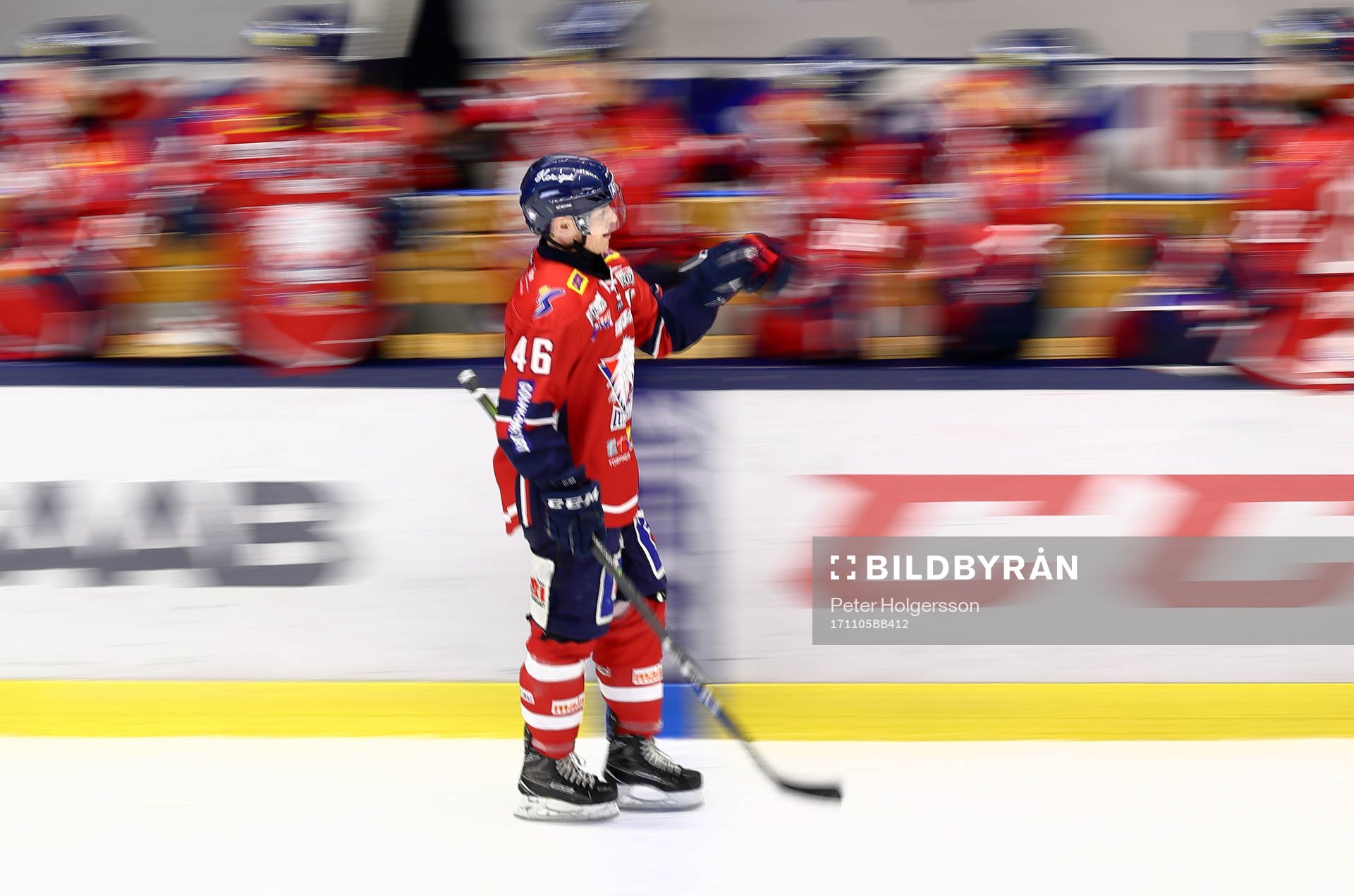 Linköpings Mathis Olimb jublar