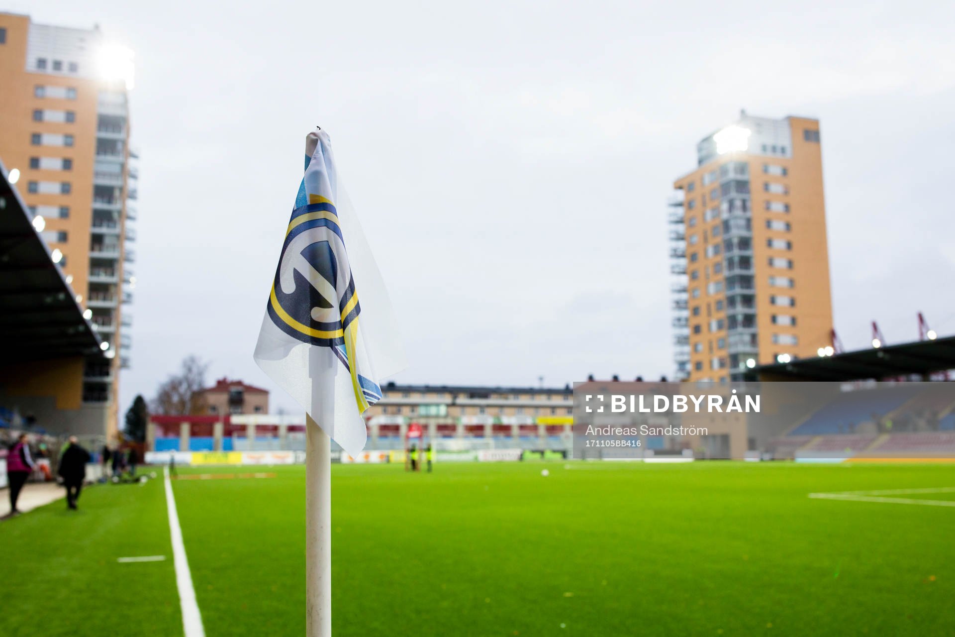 En hörnflagga med