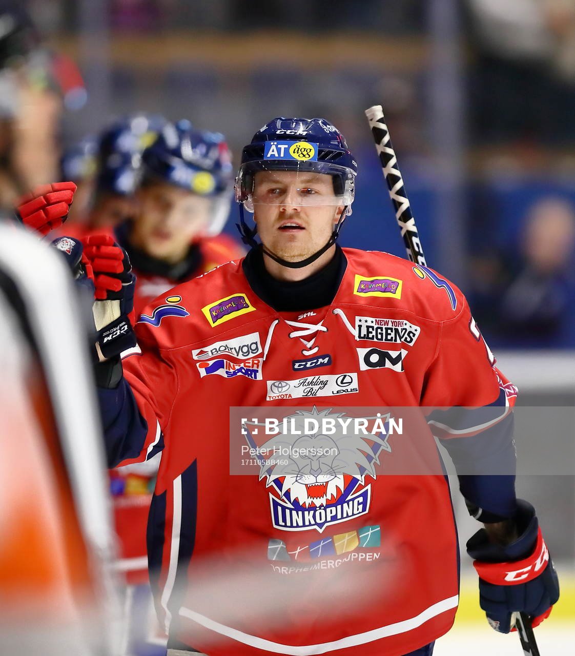 Linköpings Nick Sörensen jublar