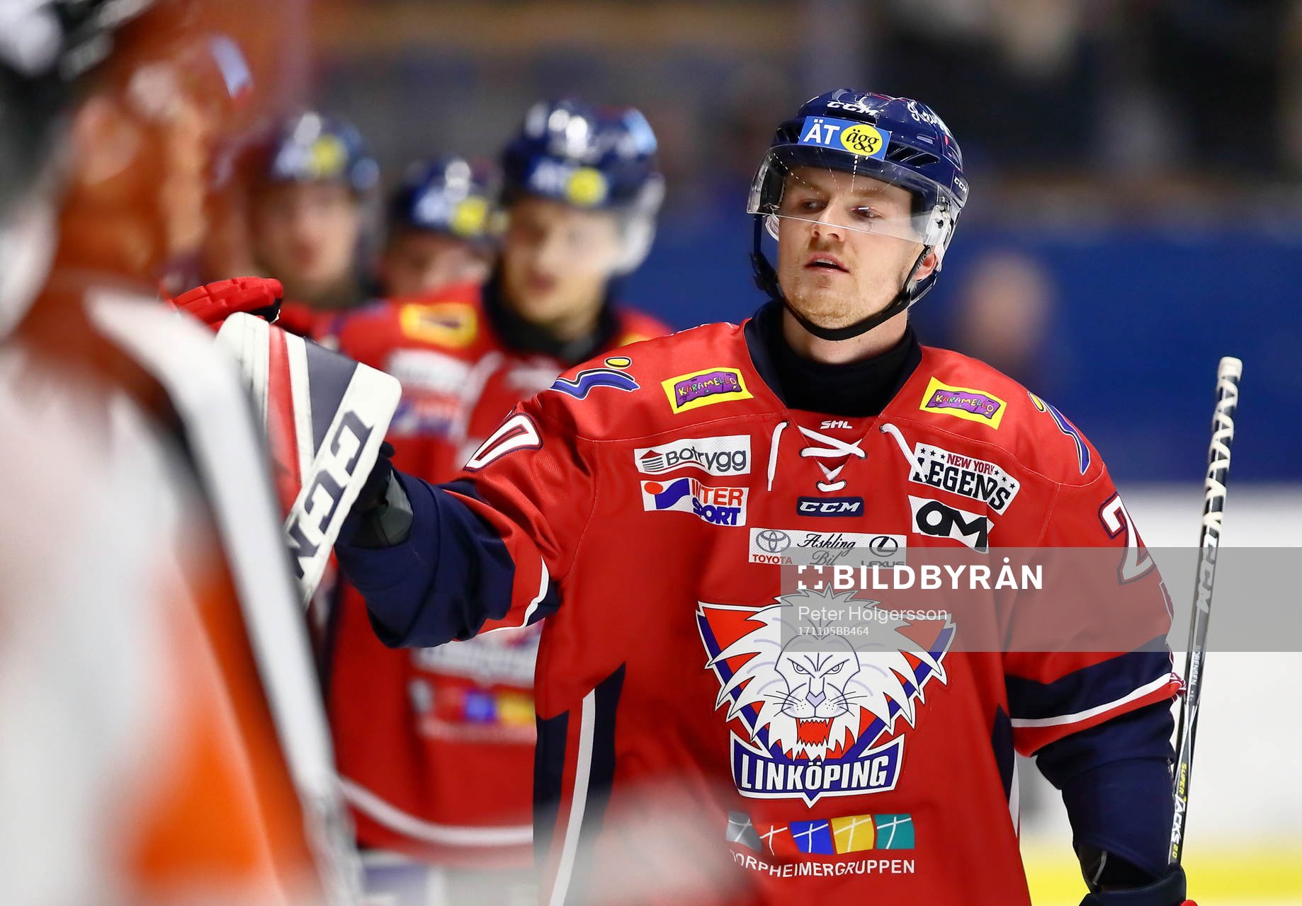 Linköpings Nick Sörensen jublar