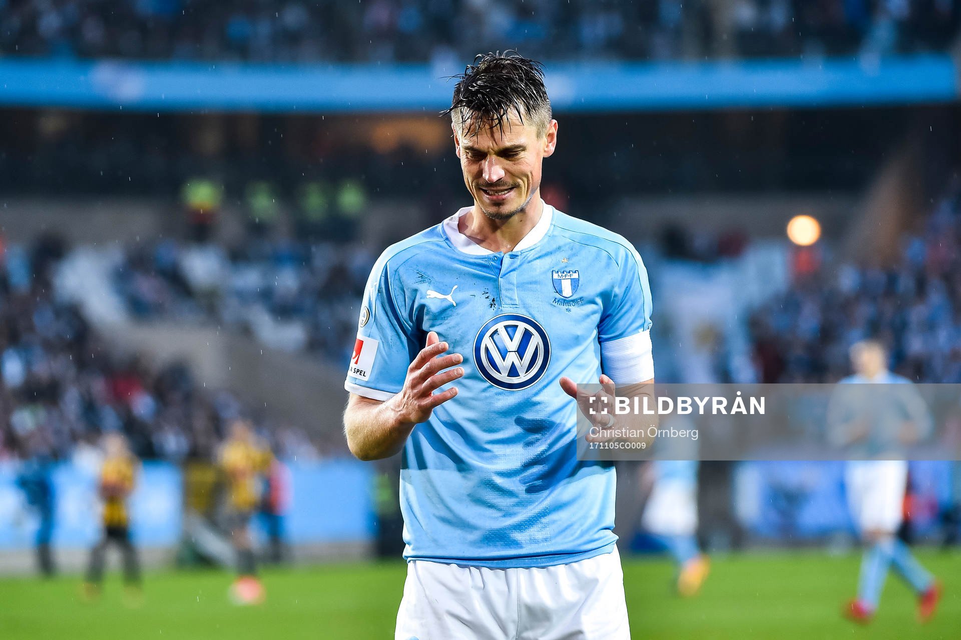 Malmö FFs Markus Rosenberg deppar